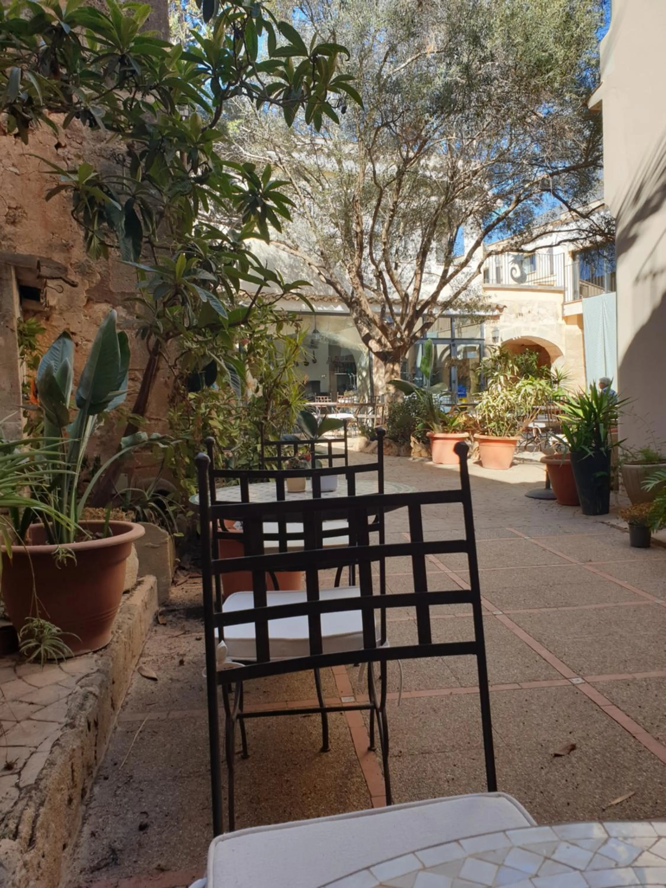 Patio in Hotel Segles - Turismo de Interior