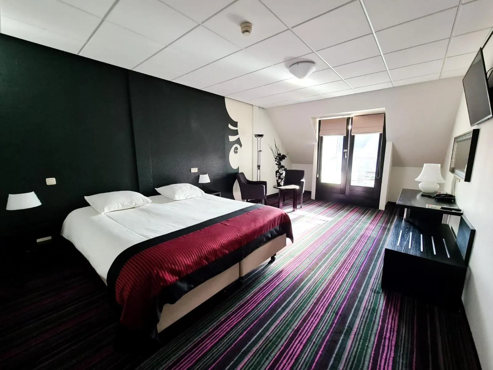 Bedroom, Bed in Hotel De Schout