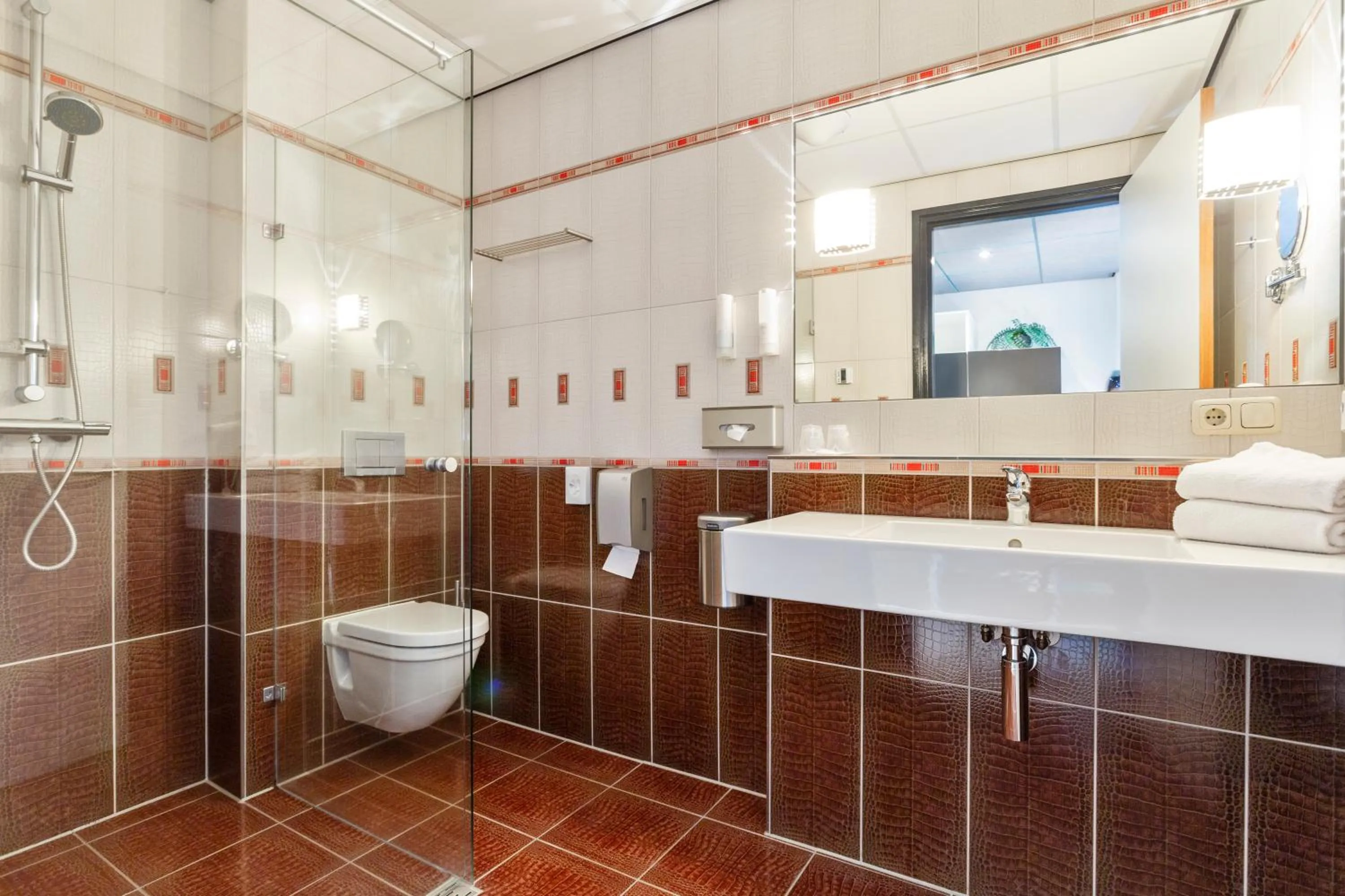 Bathroom in Hotel De Schout