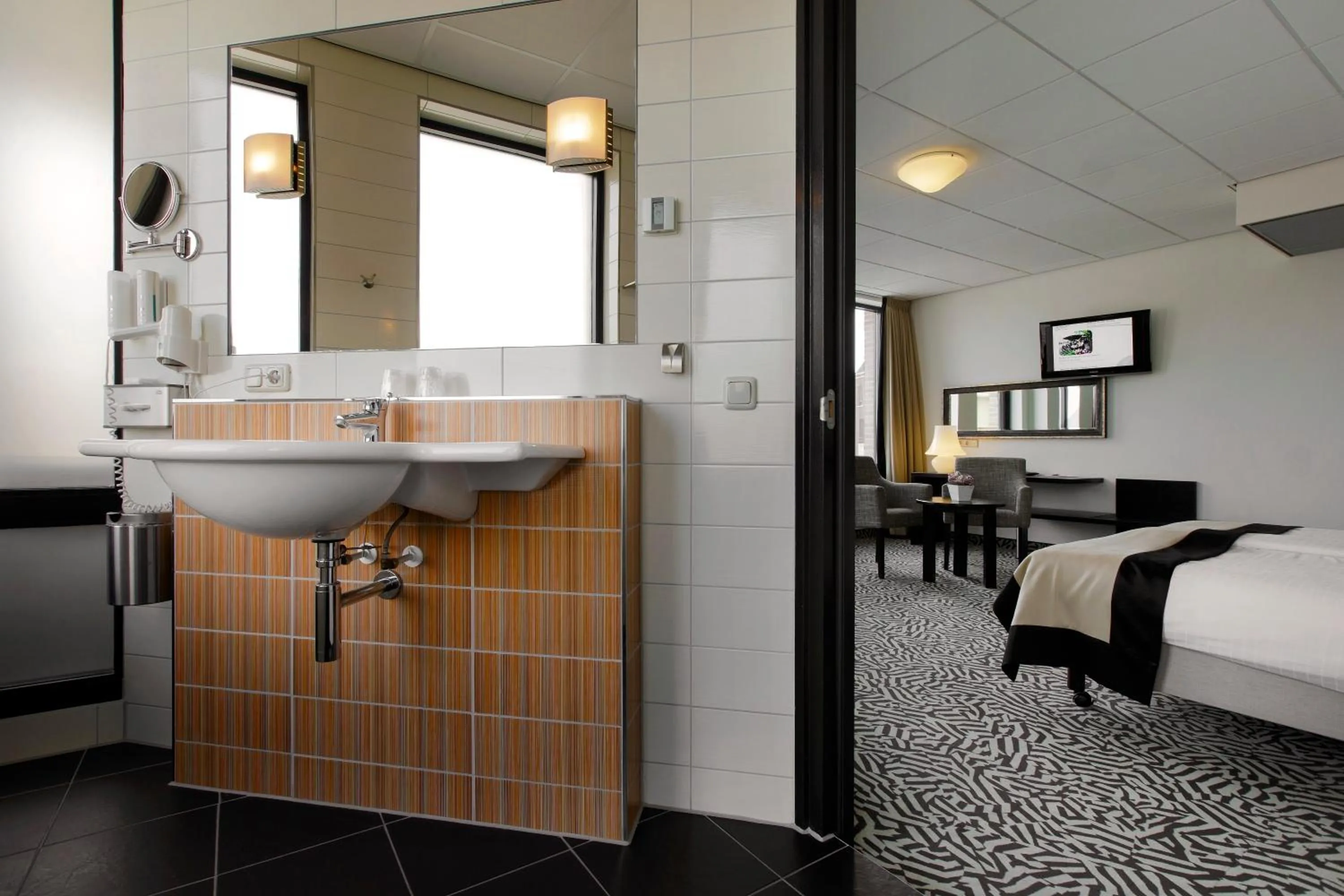 Bathroom in Hotel De Schout