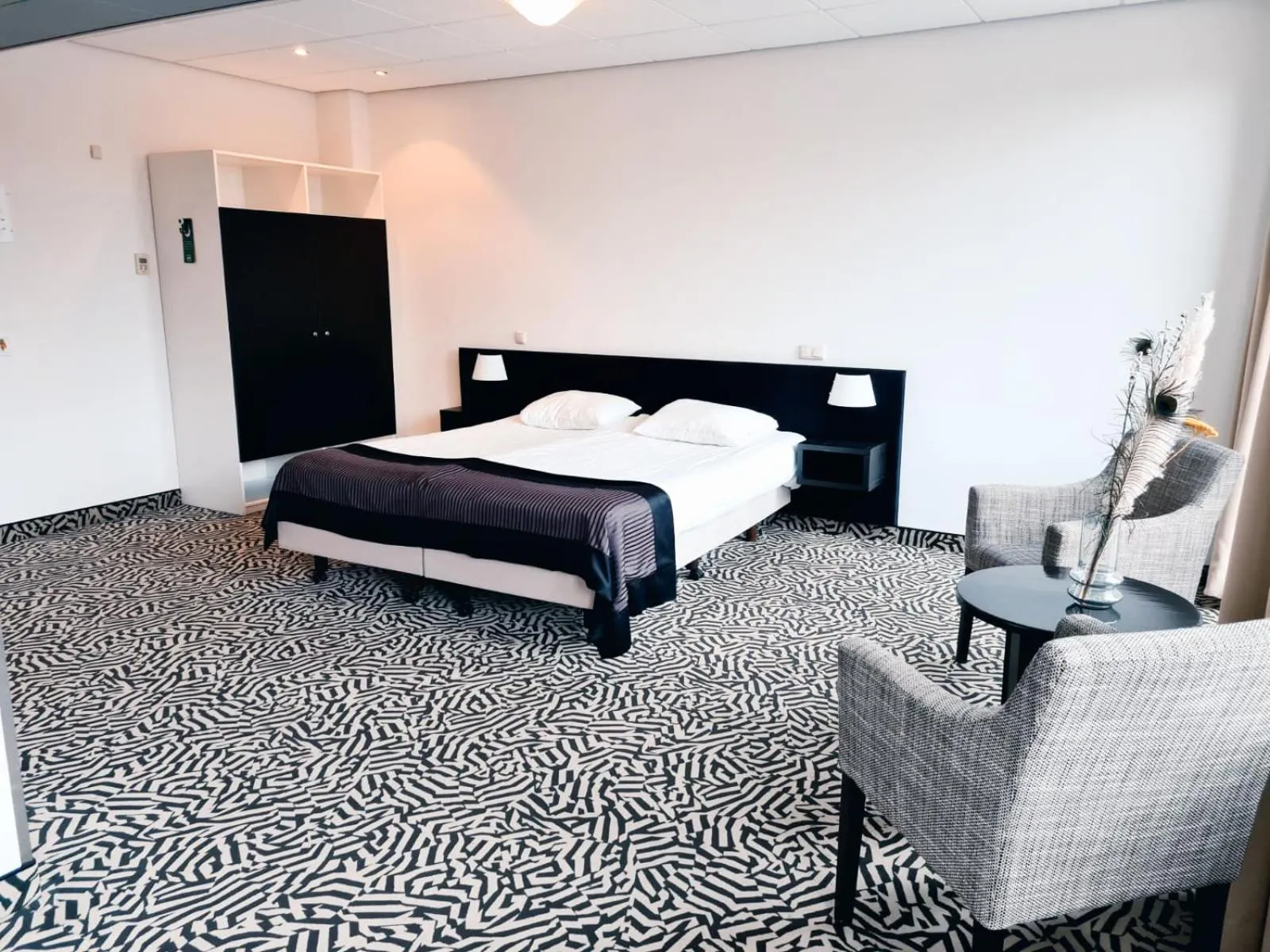 Bedroom, Bed in Hotel De Schout