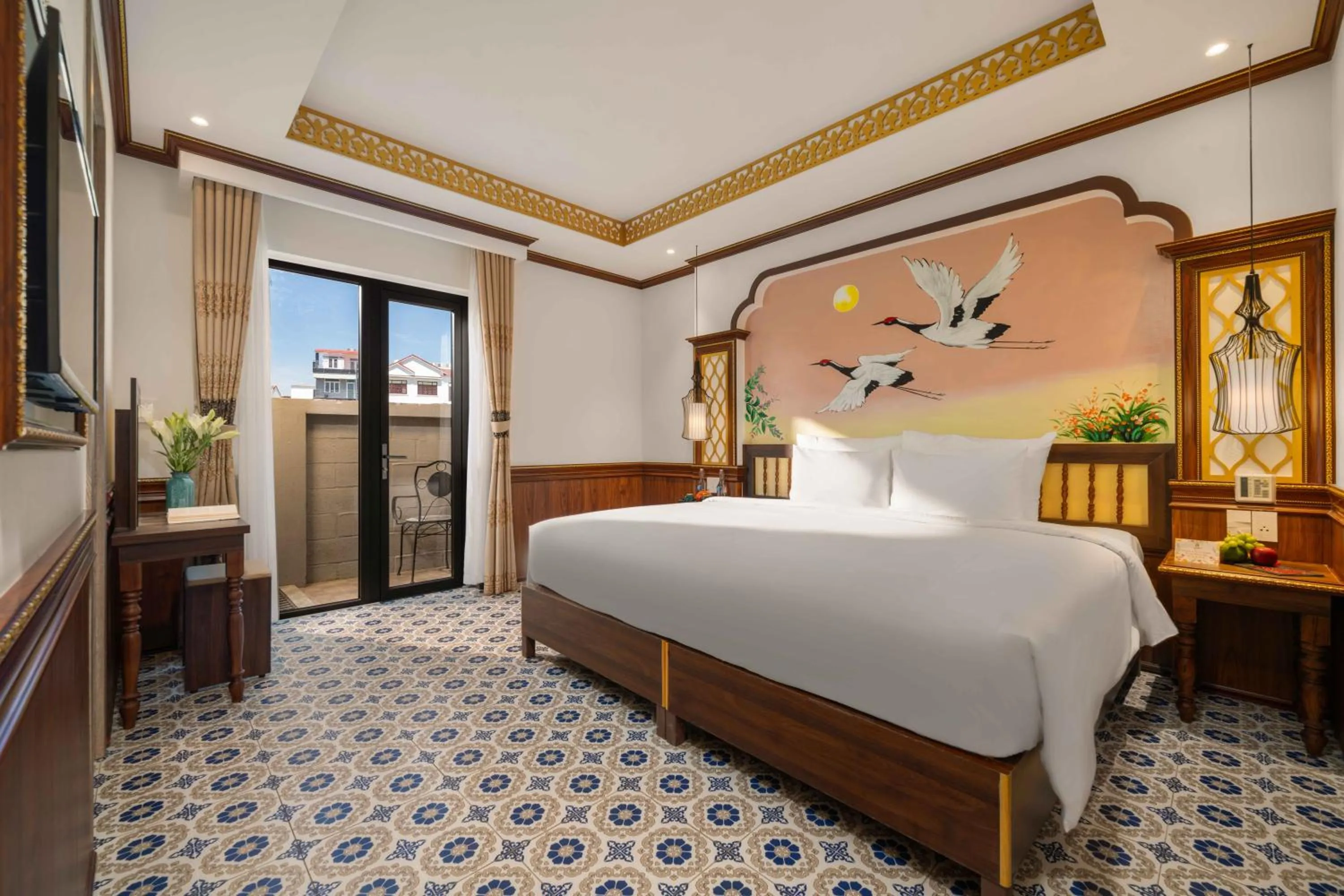 Bed in Soleil by Soluna - A Charming Touch of Hoi An Heritage - formerly Hoi An Babylon Luxury Hotel