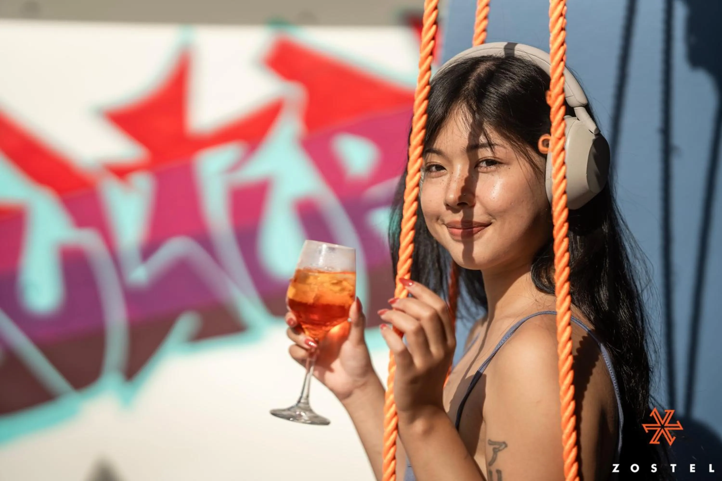 Lounge or bar in Zostel Phuket