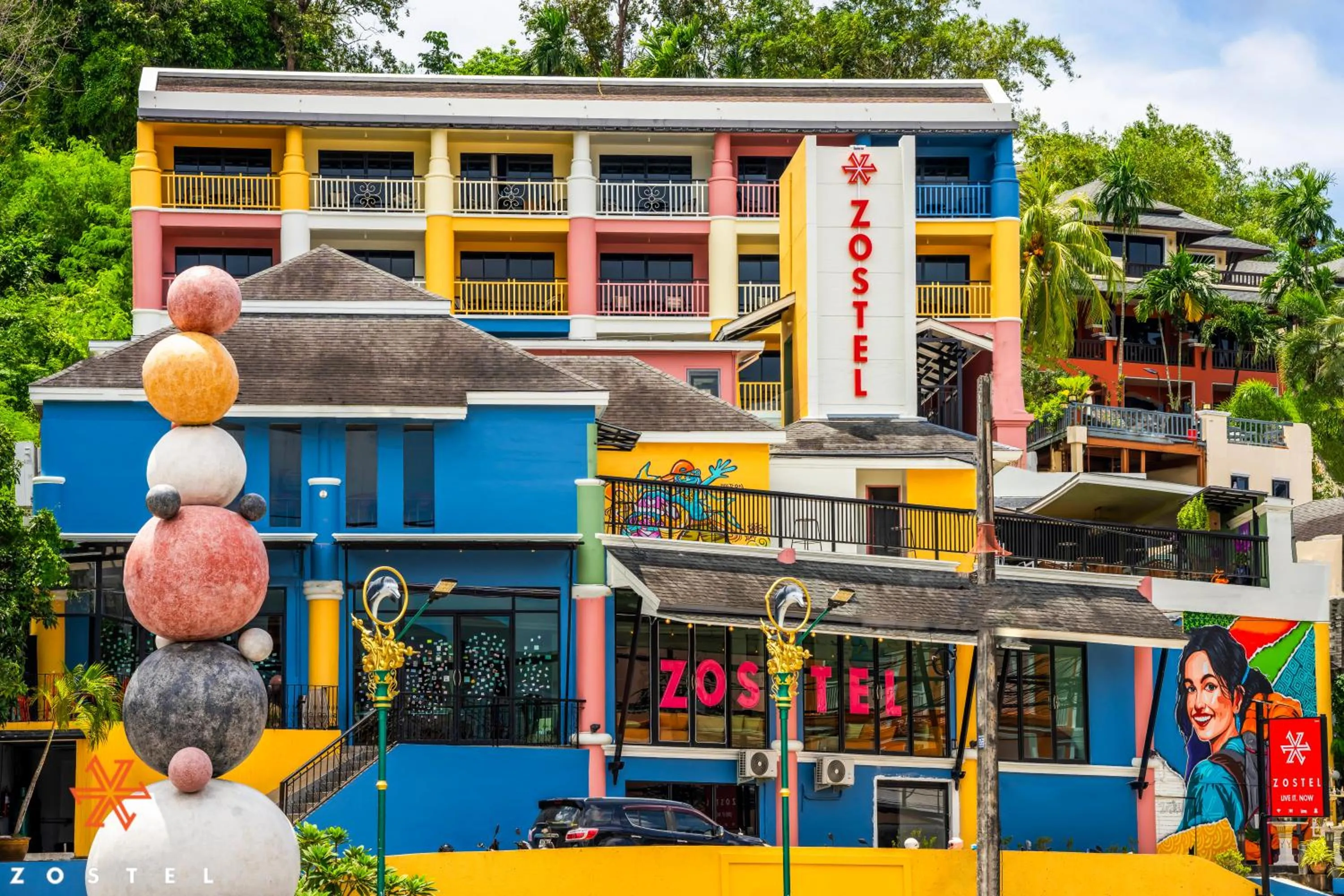 Property building in Zostel Phuket