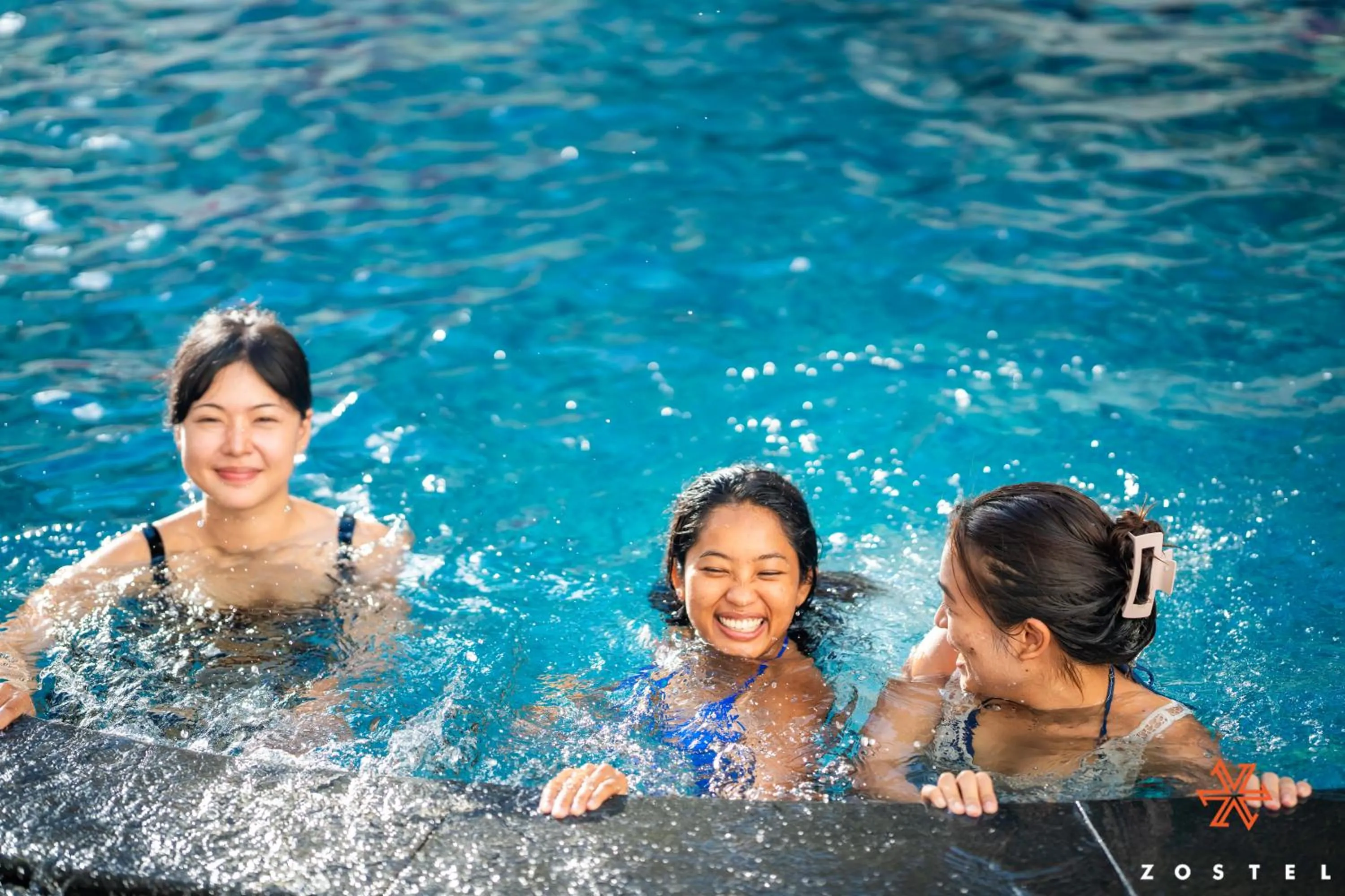 Swimming pool in Zostel Phuket