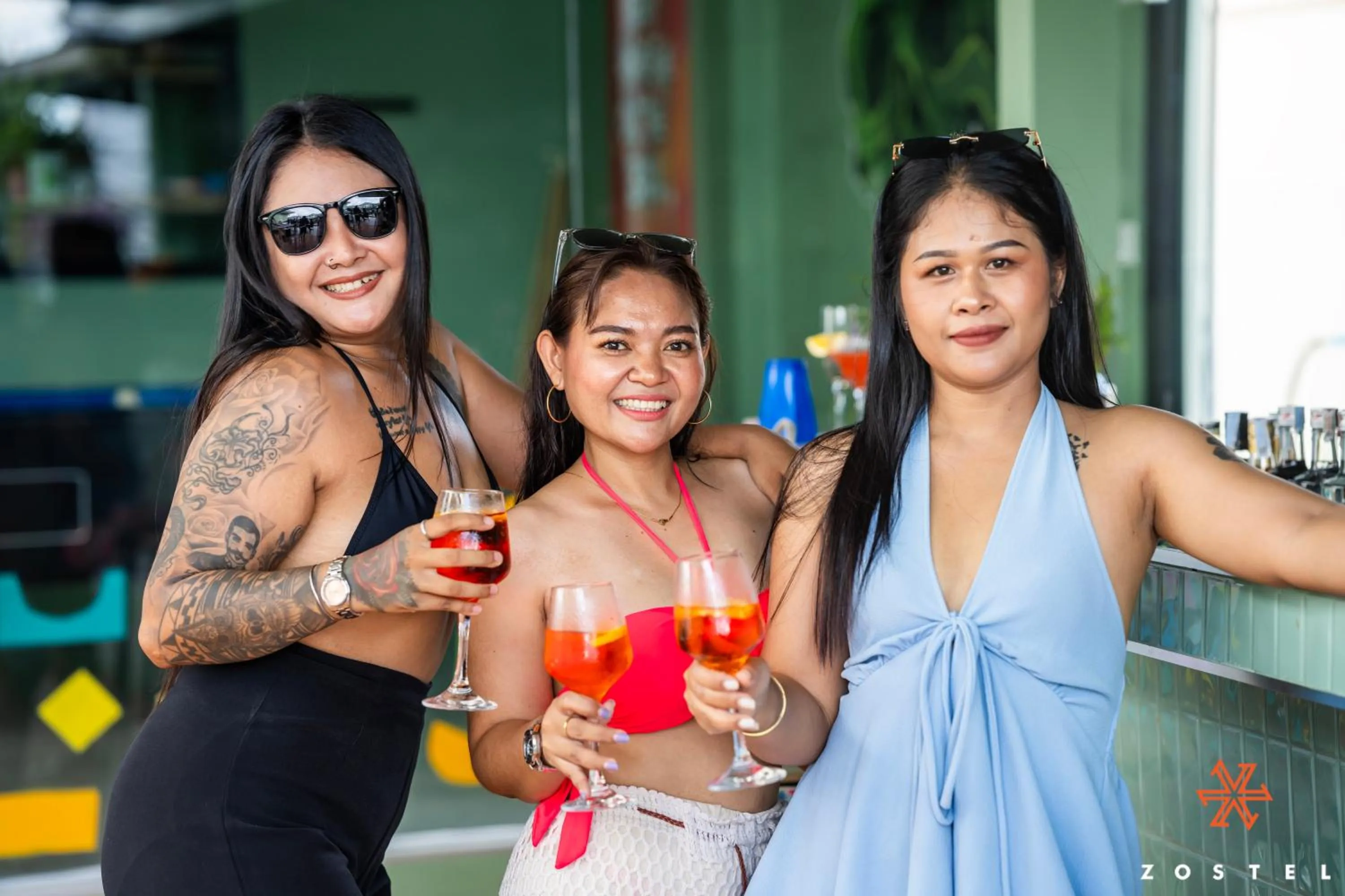 Lounge or bar in Zostel Phuket