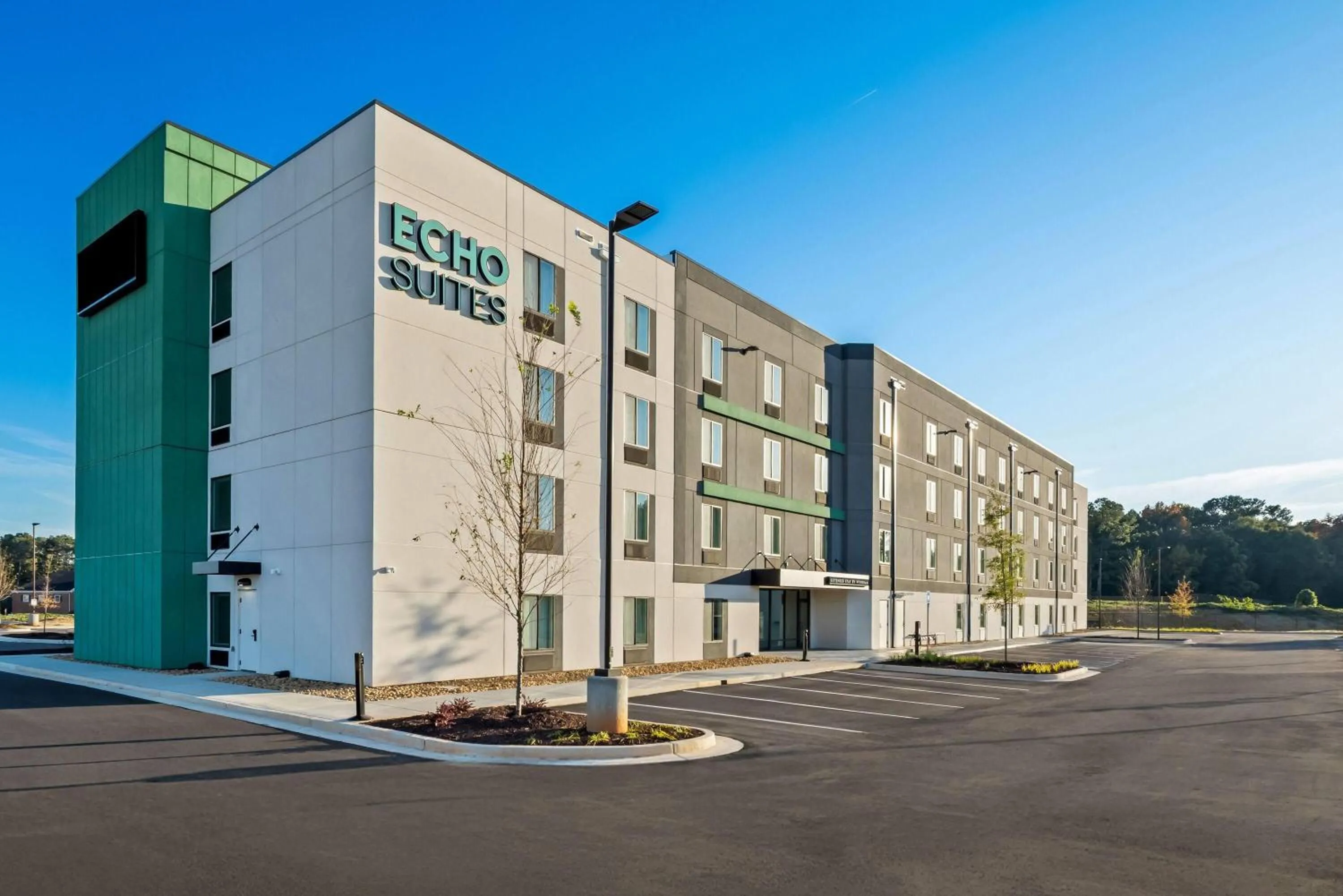 Property building in Echo Suites Extended Stay by Wyndham Atlanta-Conyers