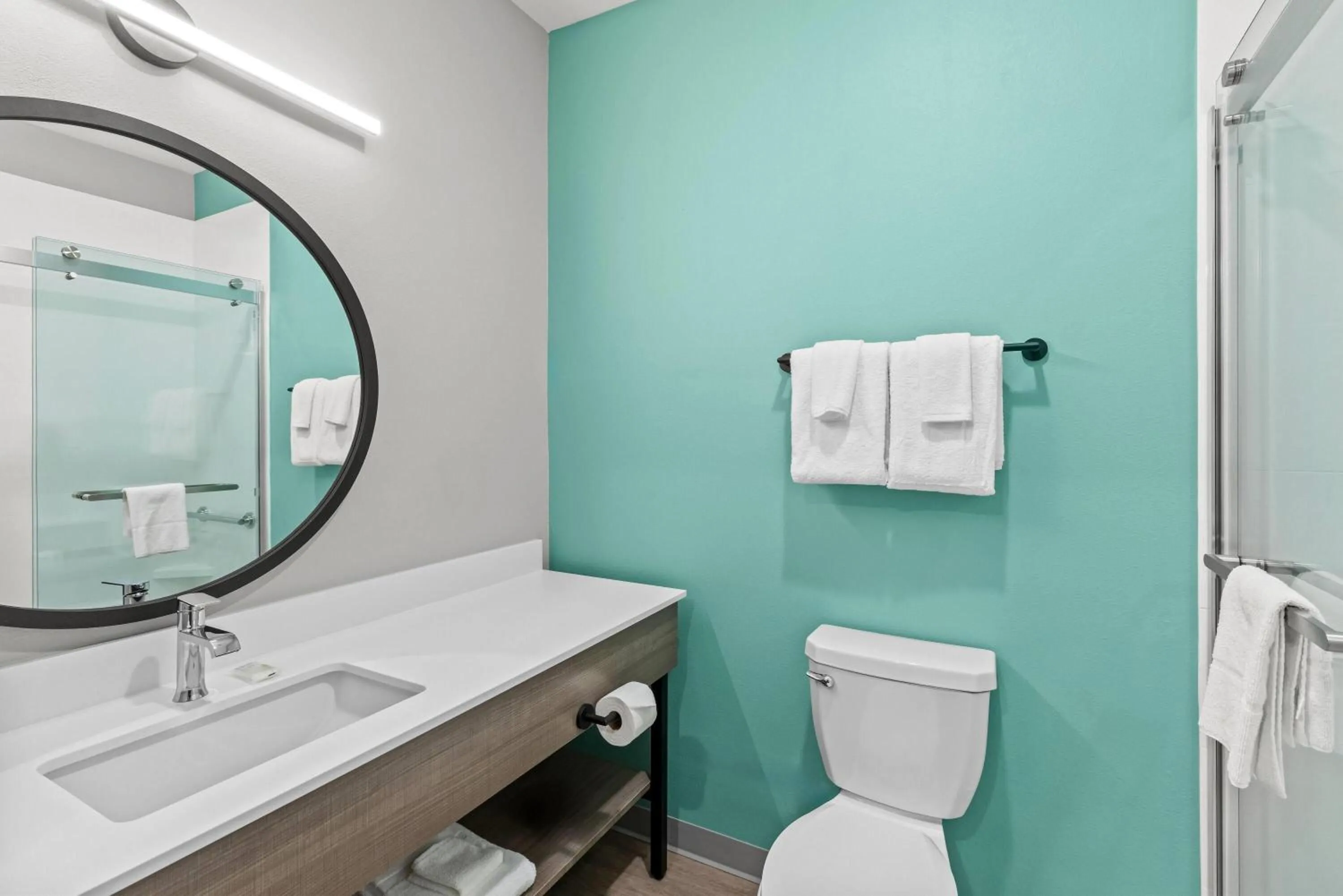 Bathroom in Echo Suites Extended Stay by Wyndham Atlanta-Conyers