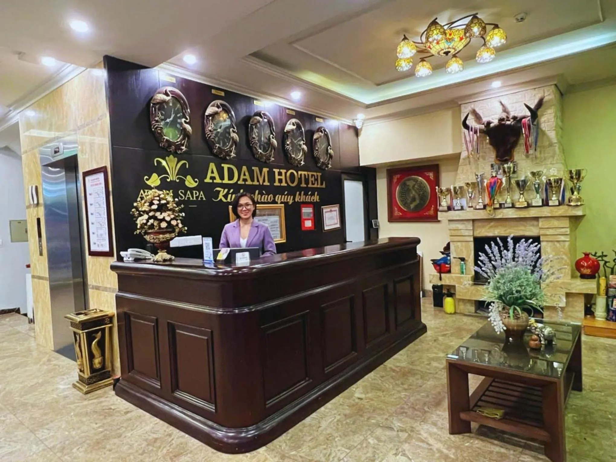 Lobby or reception in Adam Hotel Sa Pa