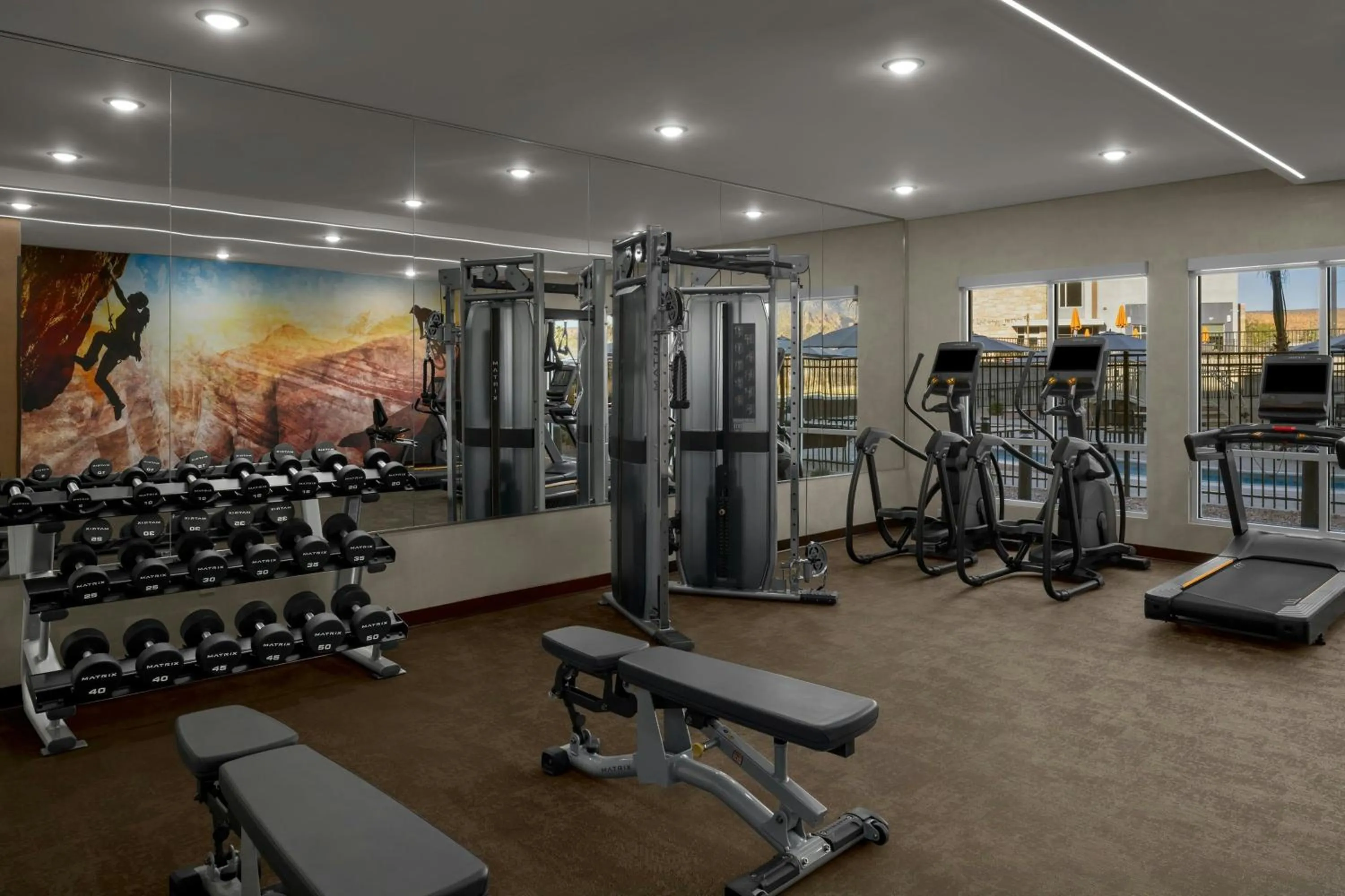 Fitness centre/facilities in Residence Inn by Marriott St. George