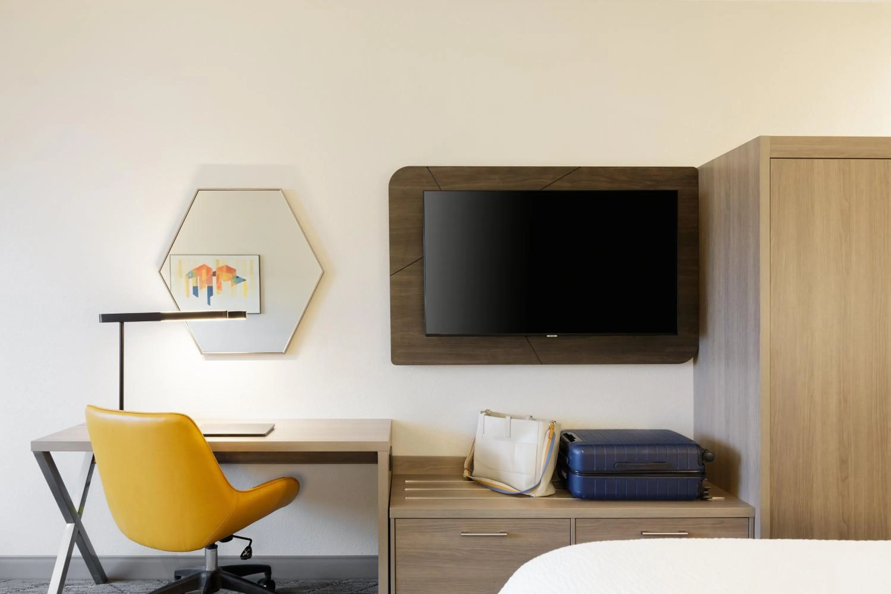 Standard King Room with Mobility Accessible Roll-In Shower in Holiday Inn Express & Suites Chicago West - Oak Park by IHG