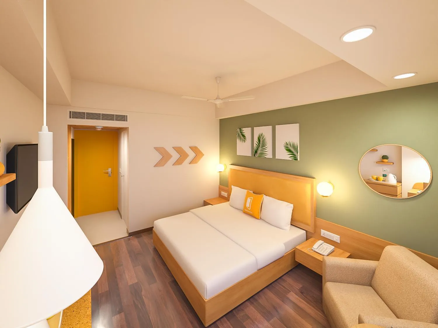 Photo of the whole room, Bed in Bloom Hotel - Kakinada