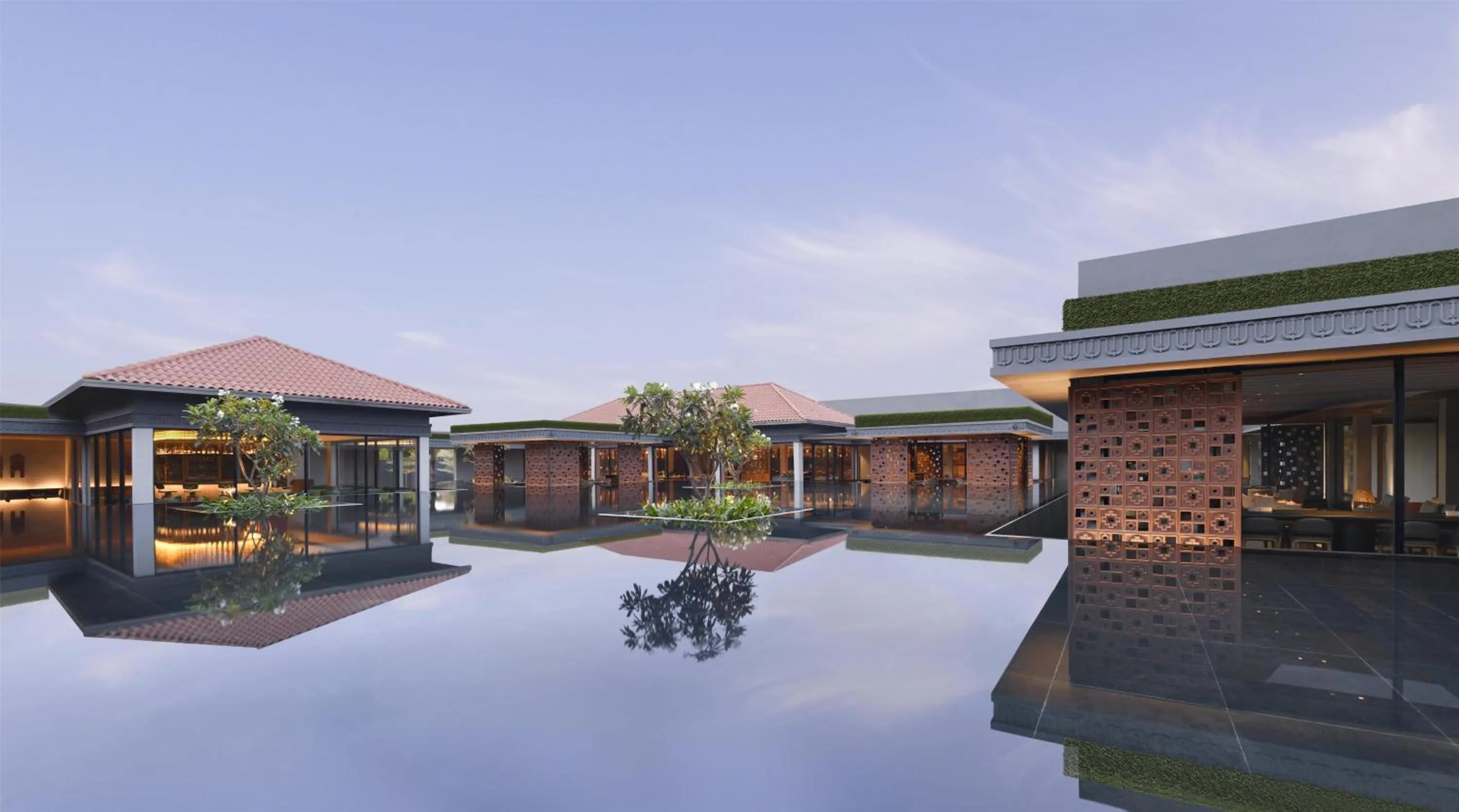 Property building in Hilton Hyderabad Genome Valley Resort & Spa