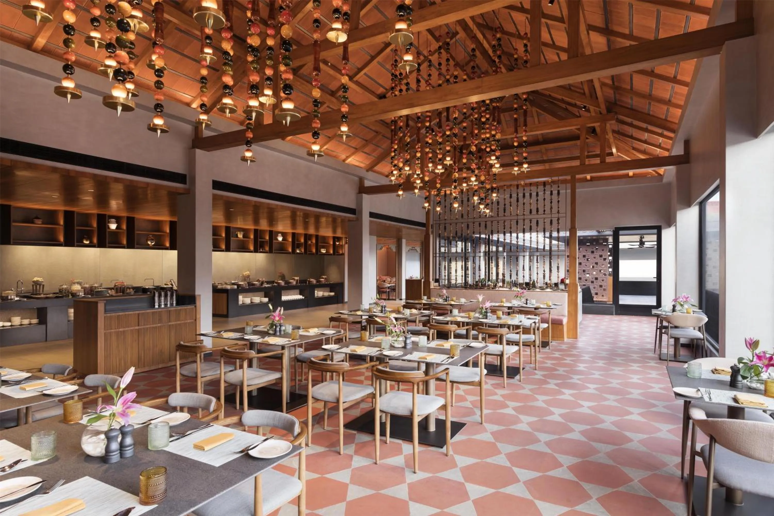 Restaurant/places to eat in Hilton Hyderabad Genome Valley Resort & Spa