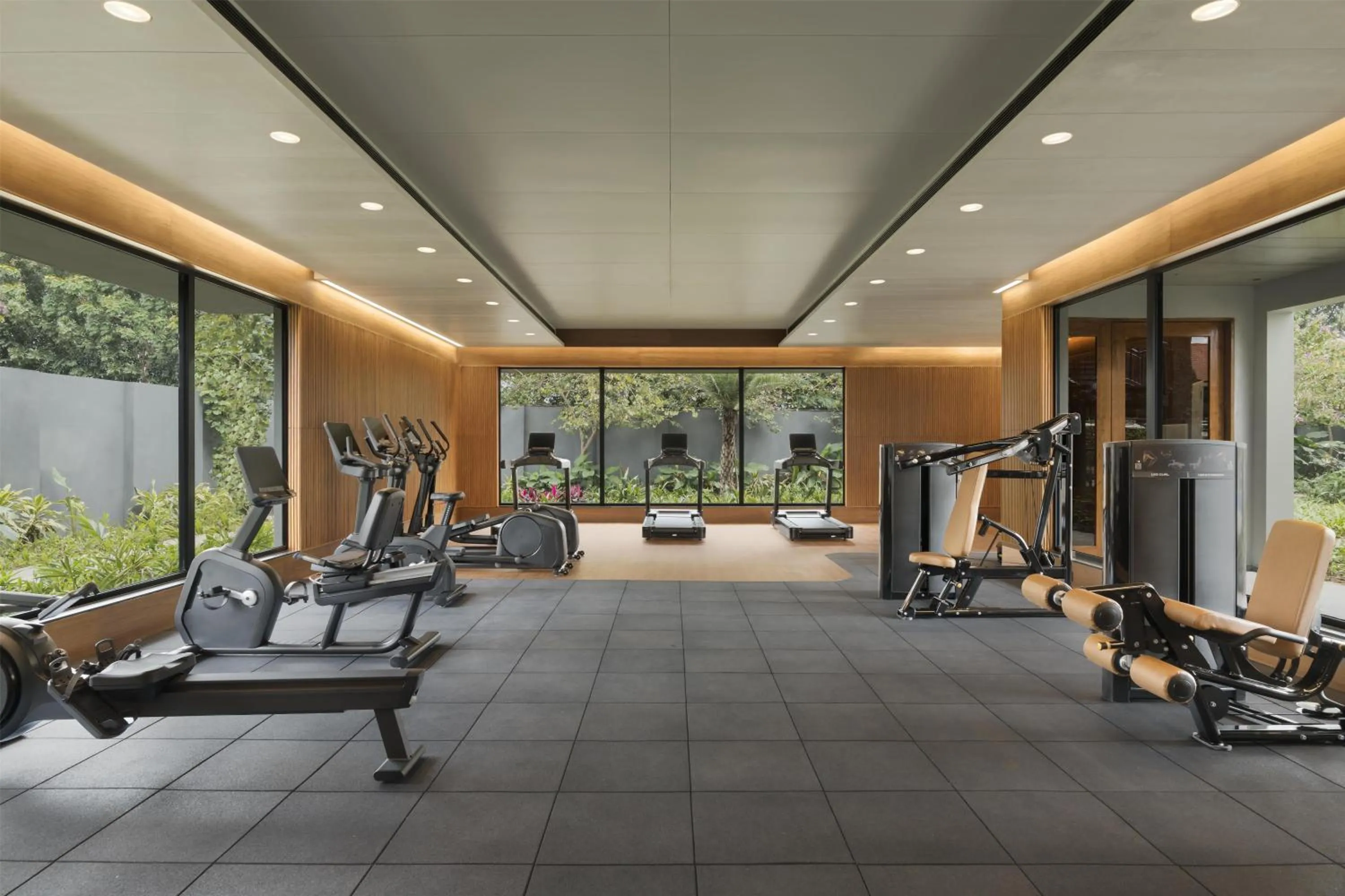 Fitness centre/facilities in Hilton Hyderabad Genome Valley Resort & Spa