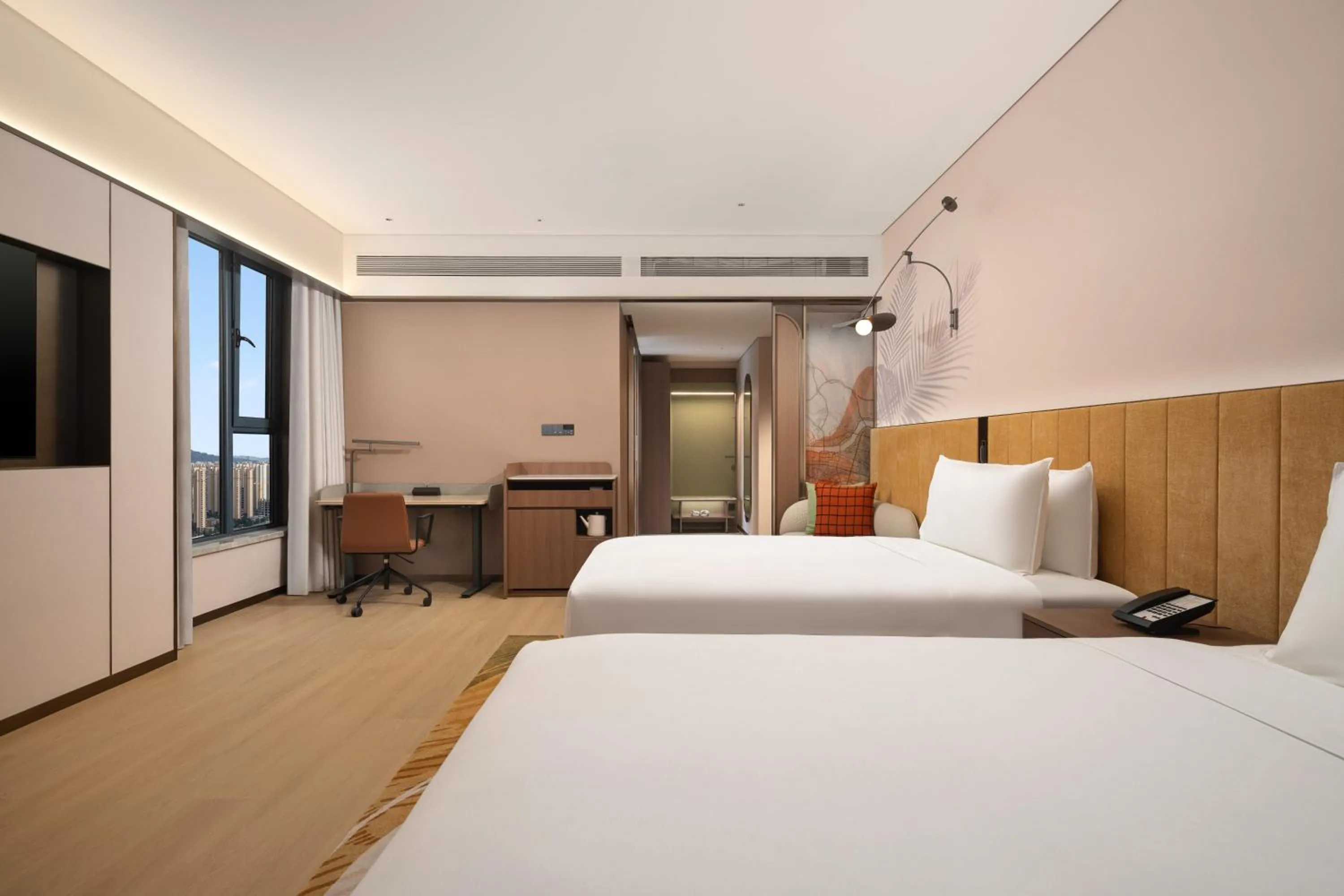 Bed in Hilton Garden Inn Lanzhou Anning