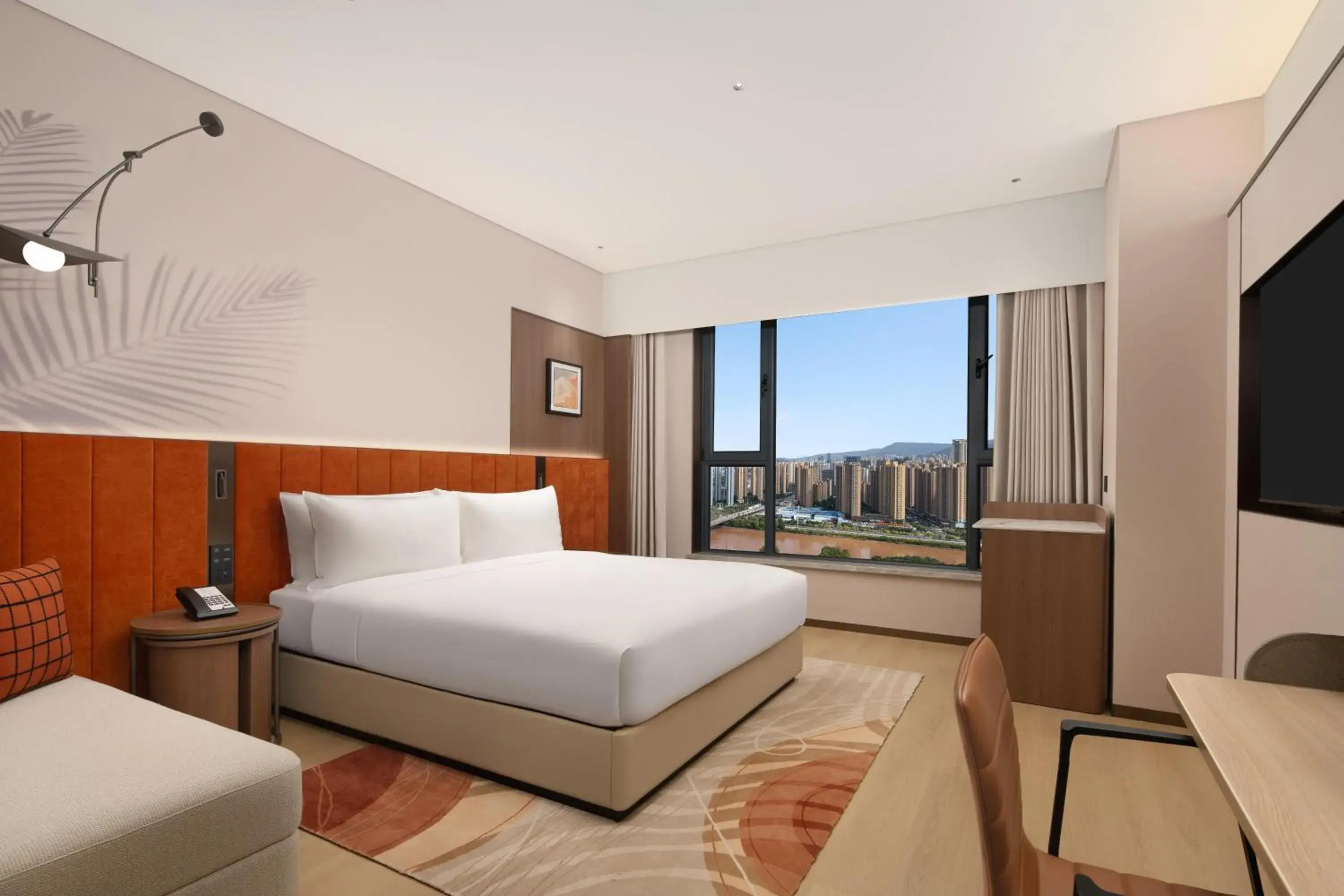 King Room with River View in Hilton Garden Inn Lanzhou Anning King Room with River View in Hilton Garden Inn Lanzhou Anning