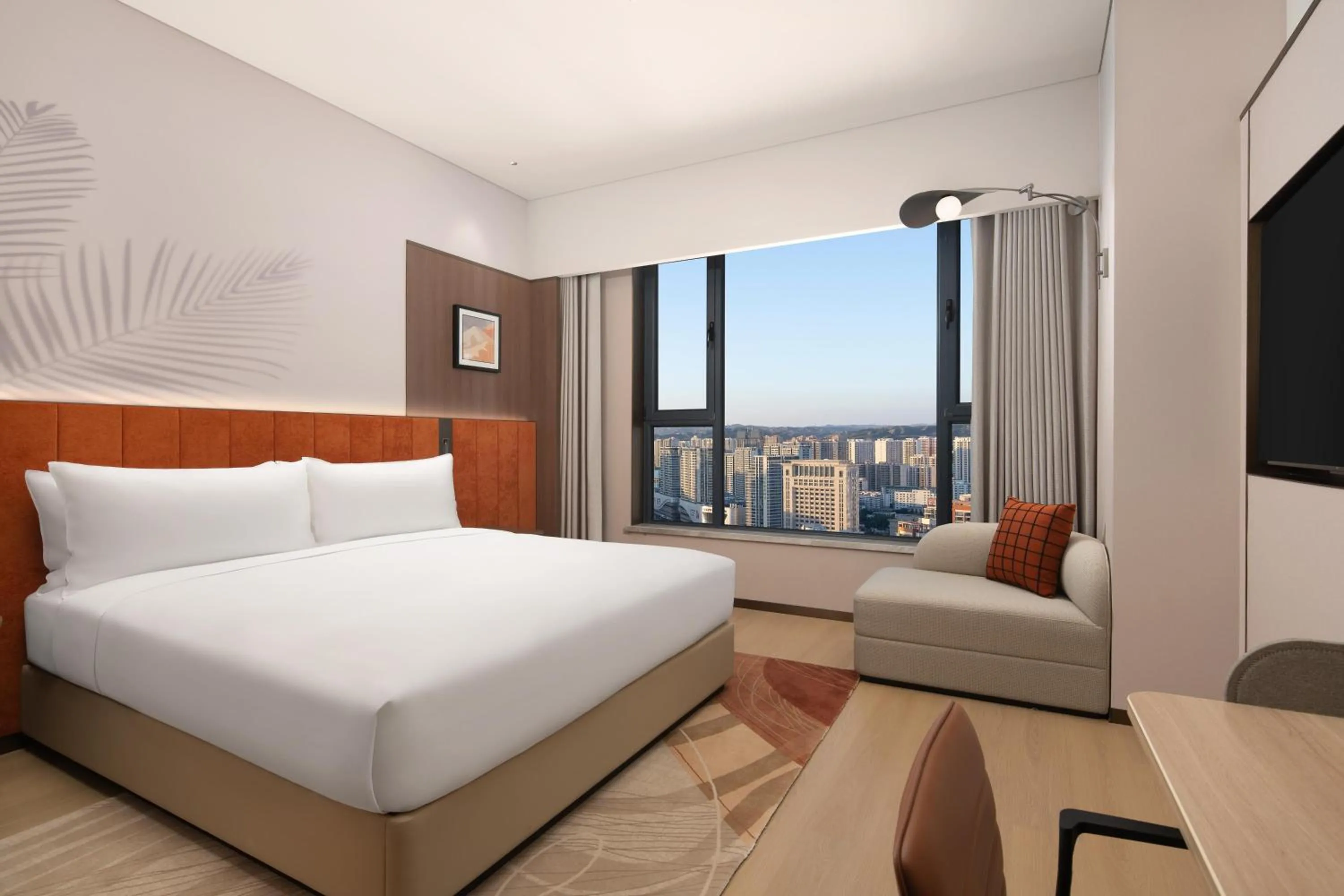 Bed in Hilton Garden Inn Lanzhou Anning