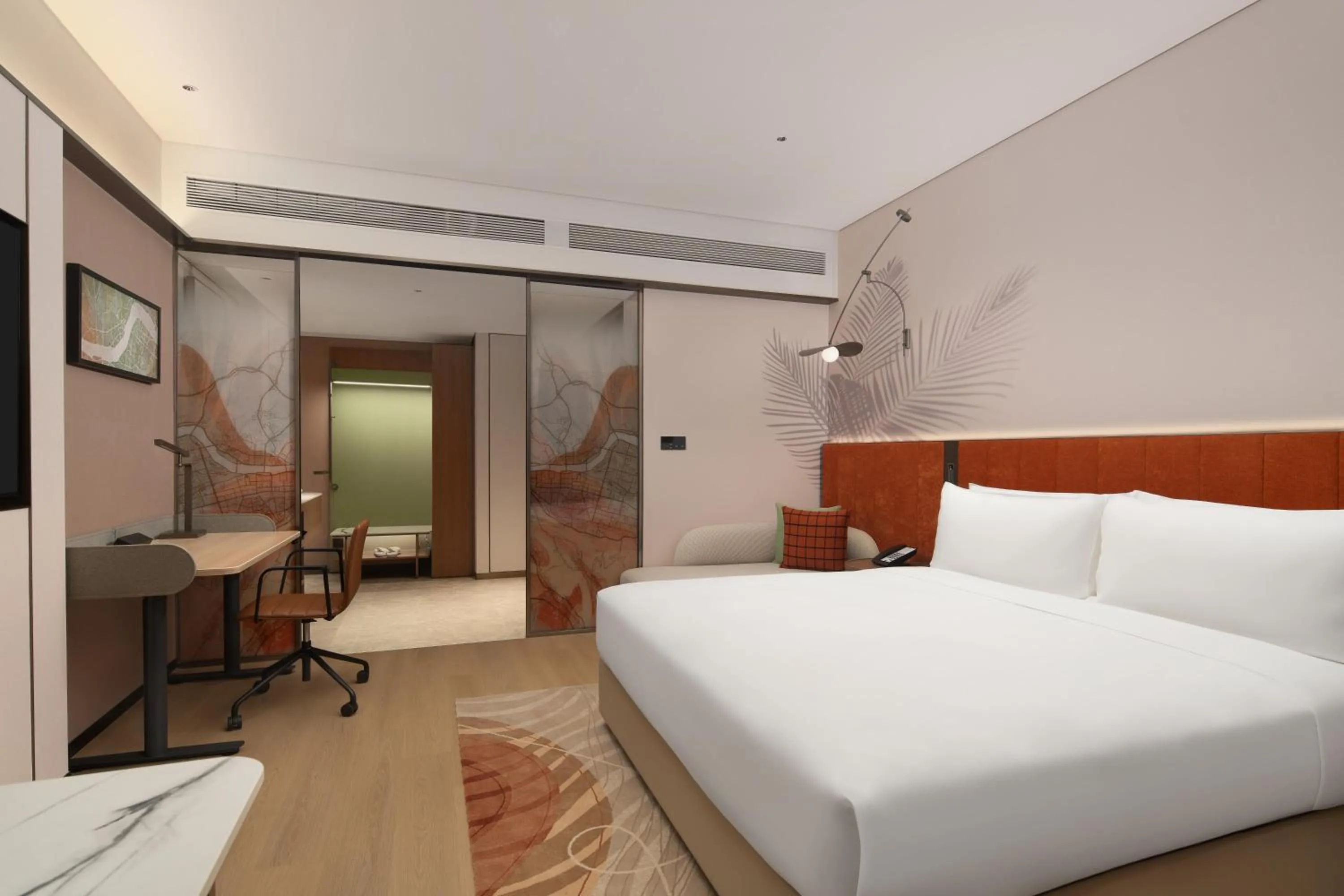 Bed in Hilton Garden Inn Lanzhou Anning