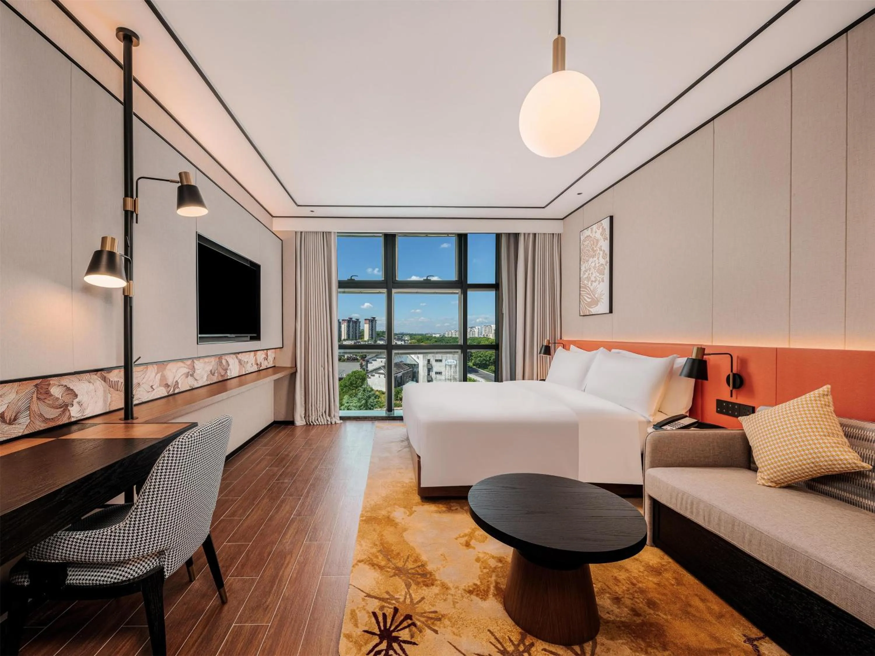 Bed in Hilton Garden Inn Huangshan Huizhou