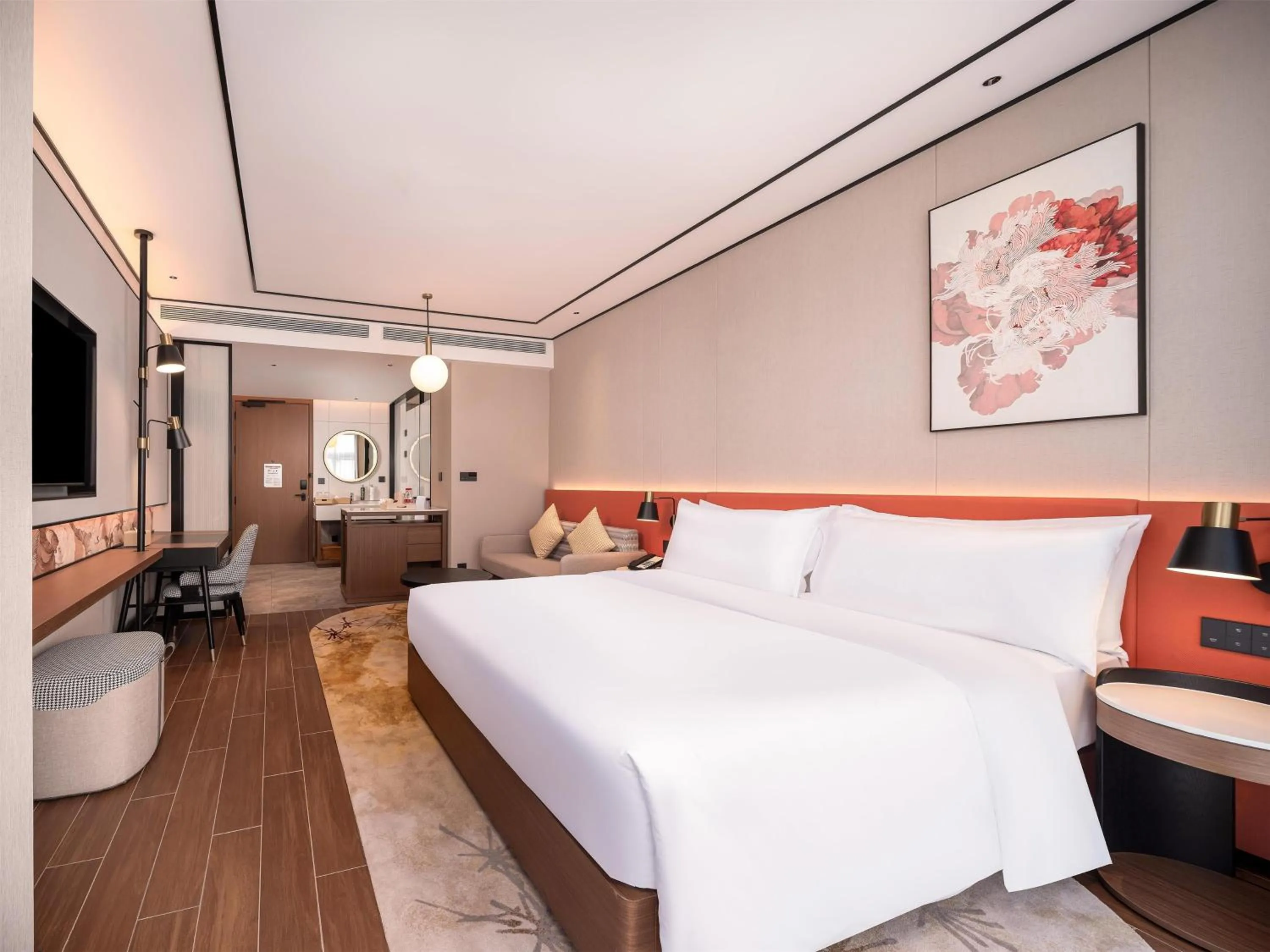 Bed in Hilton Garden Inn Huangshan Huizhou