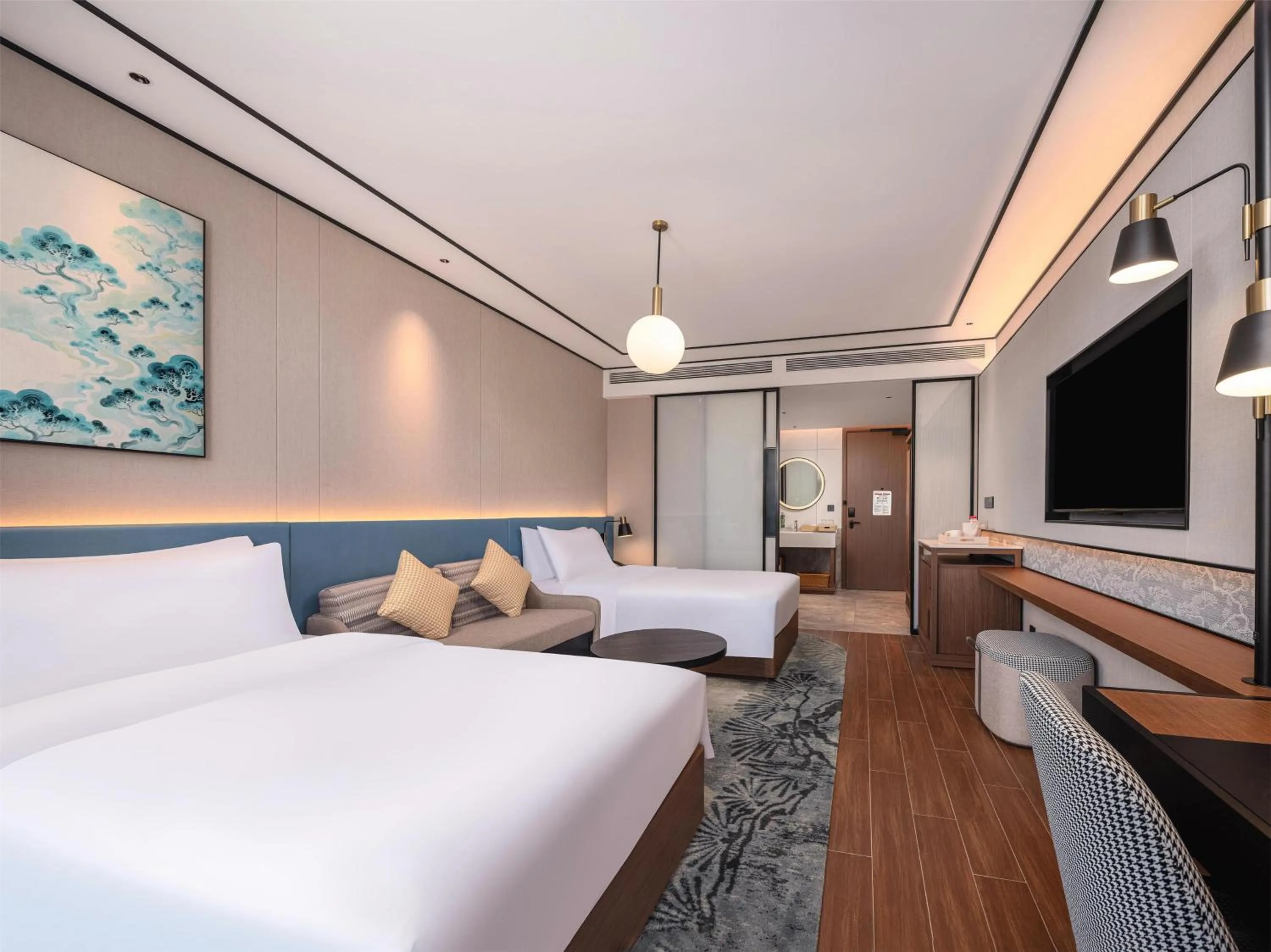 Bed in Hilton Garden Inn Huangshan Huizhou