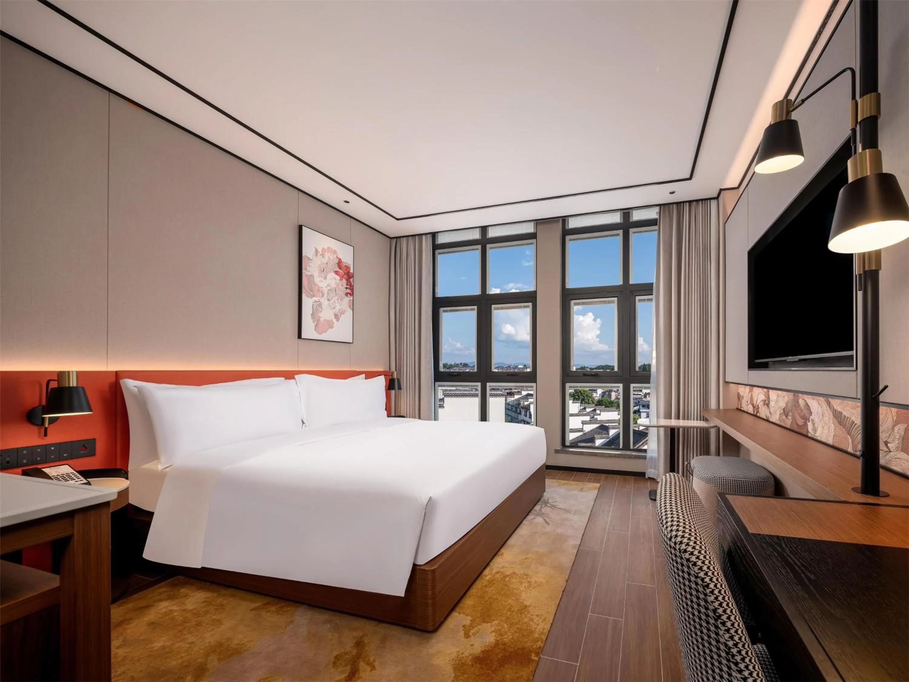 Bed in Hilton Garden Inn Huangshan Huizhou