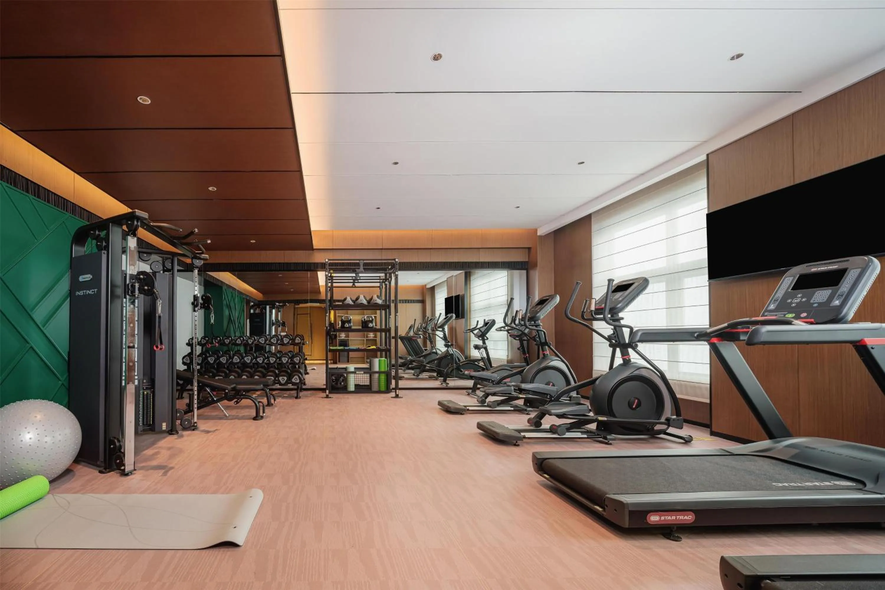 Fitness centre/facilities in Hilton Garden Inn Huangshan Huizhou
