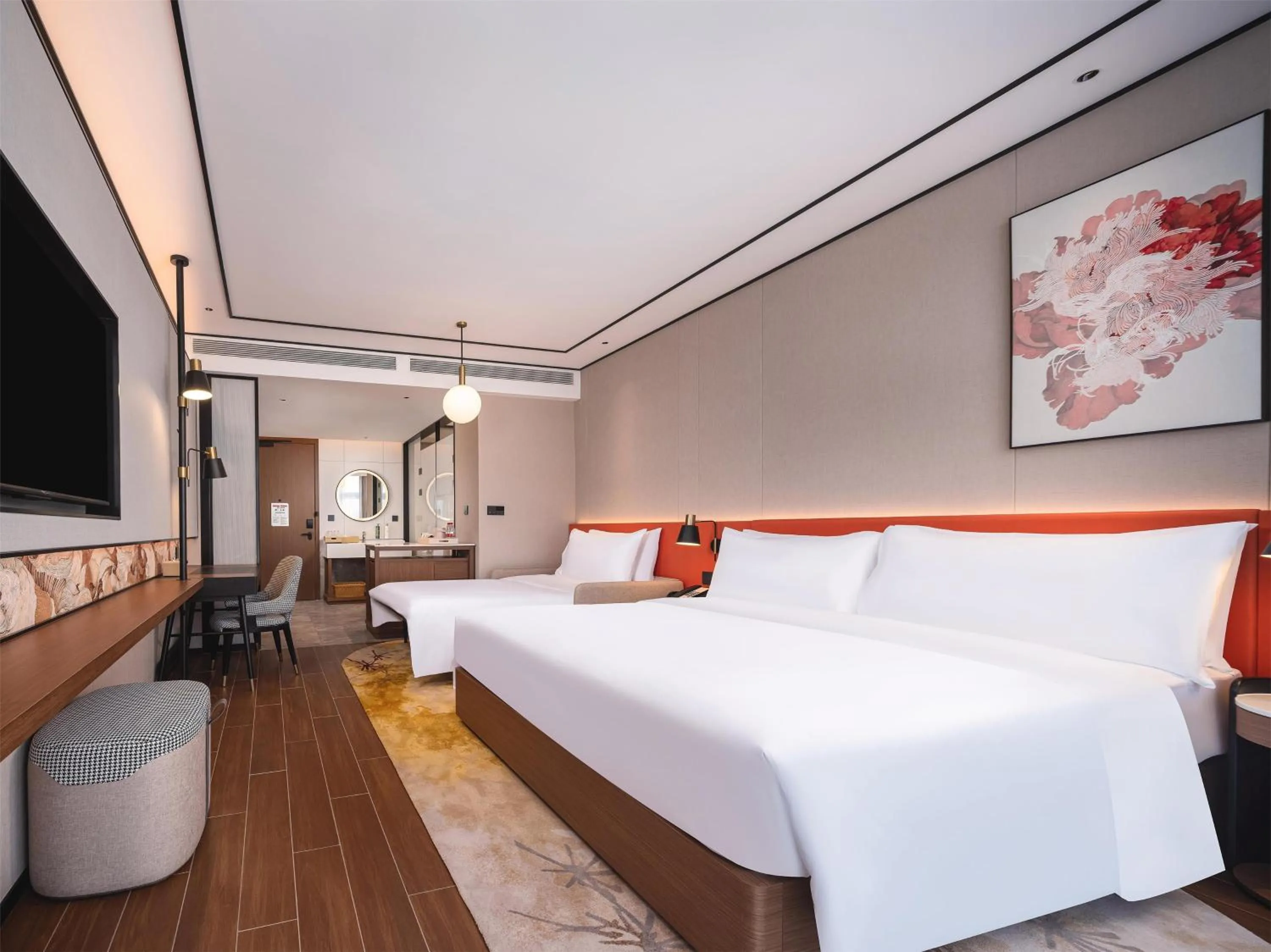 Bed in Hilton Garden Inn Huangshan Huizhou