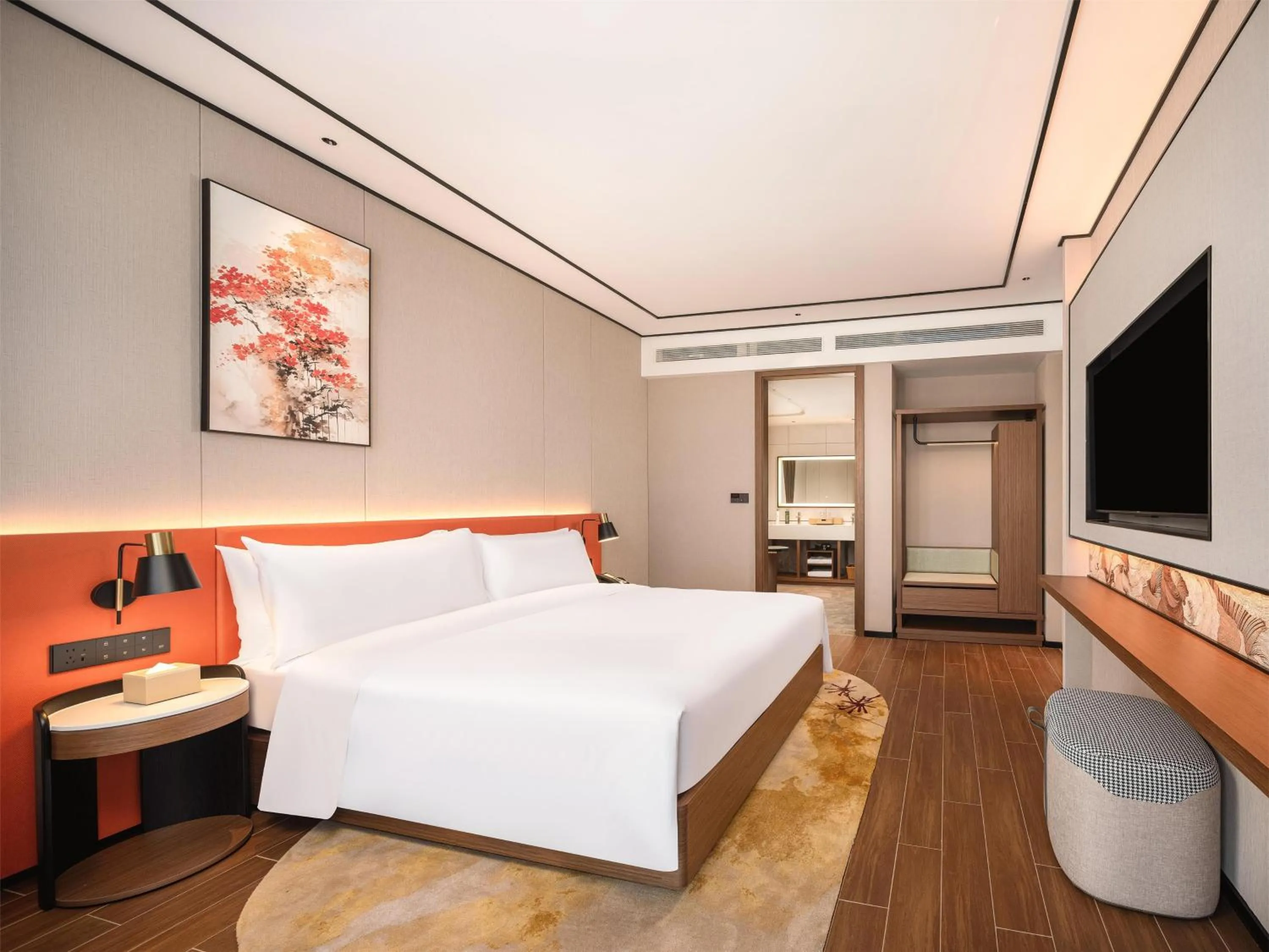 Bed in Hilton Garden Inn Huangshan Huizhou