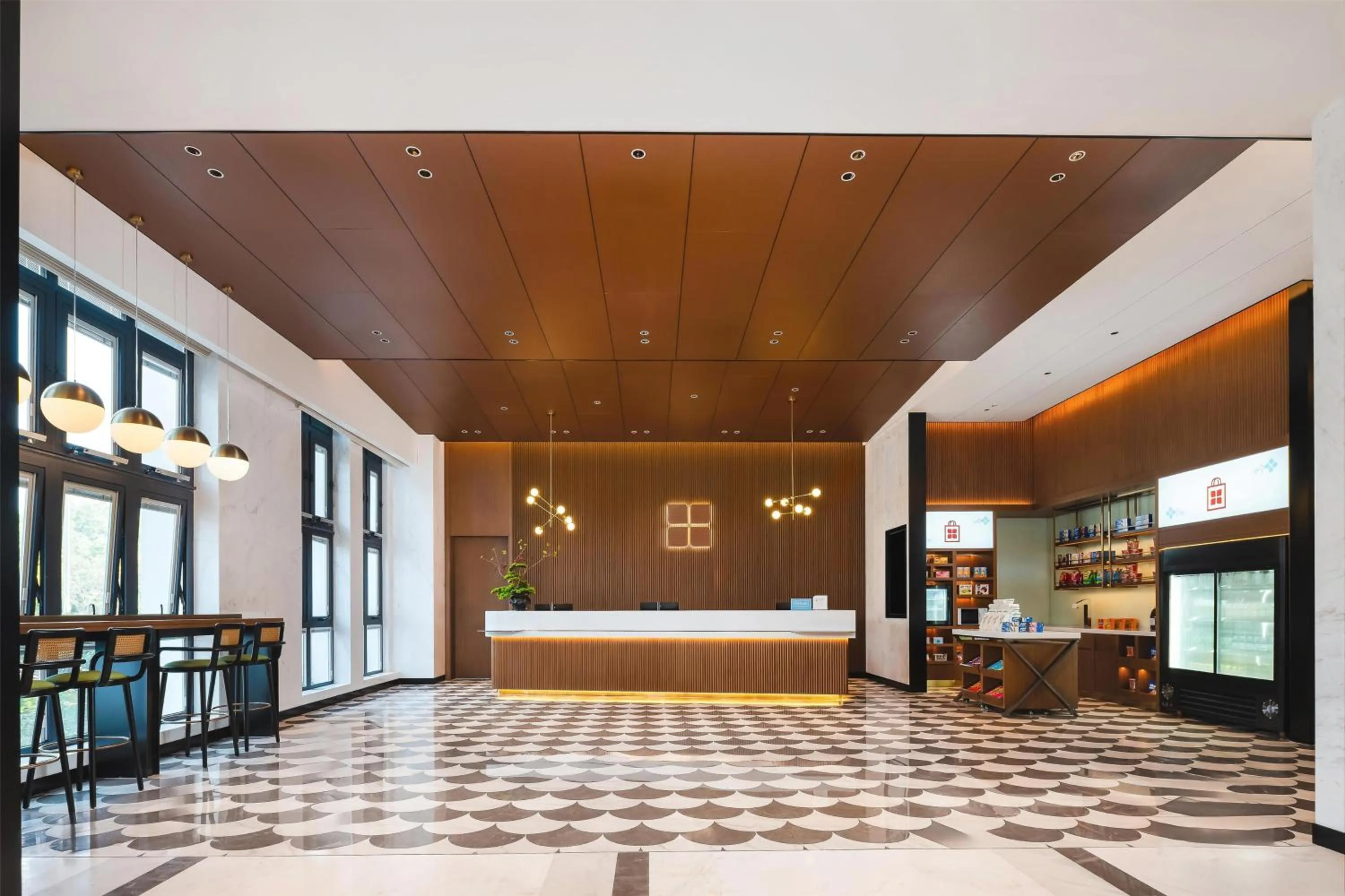 Lobby or reception in Hilton Garden Inn Huangshan Huizhou