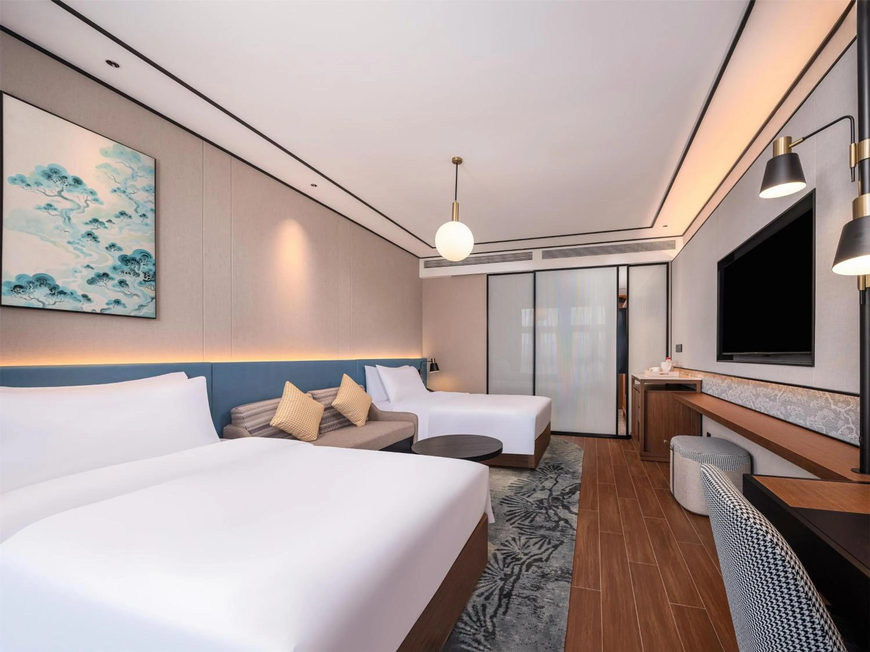 Bed in Hilton Garden Inn Huangshan Huizhou