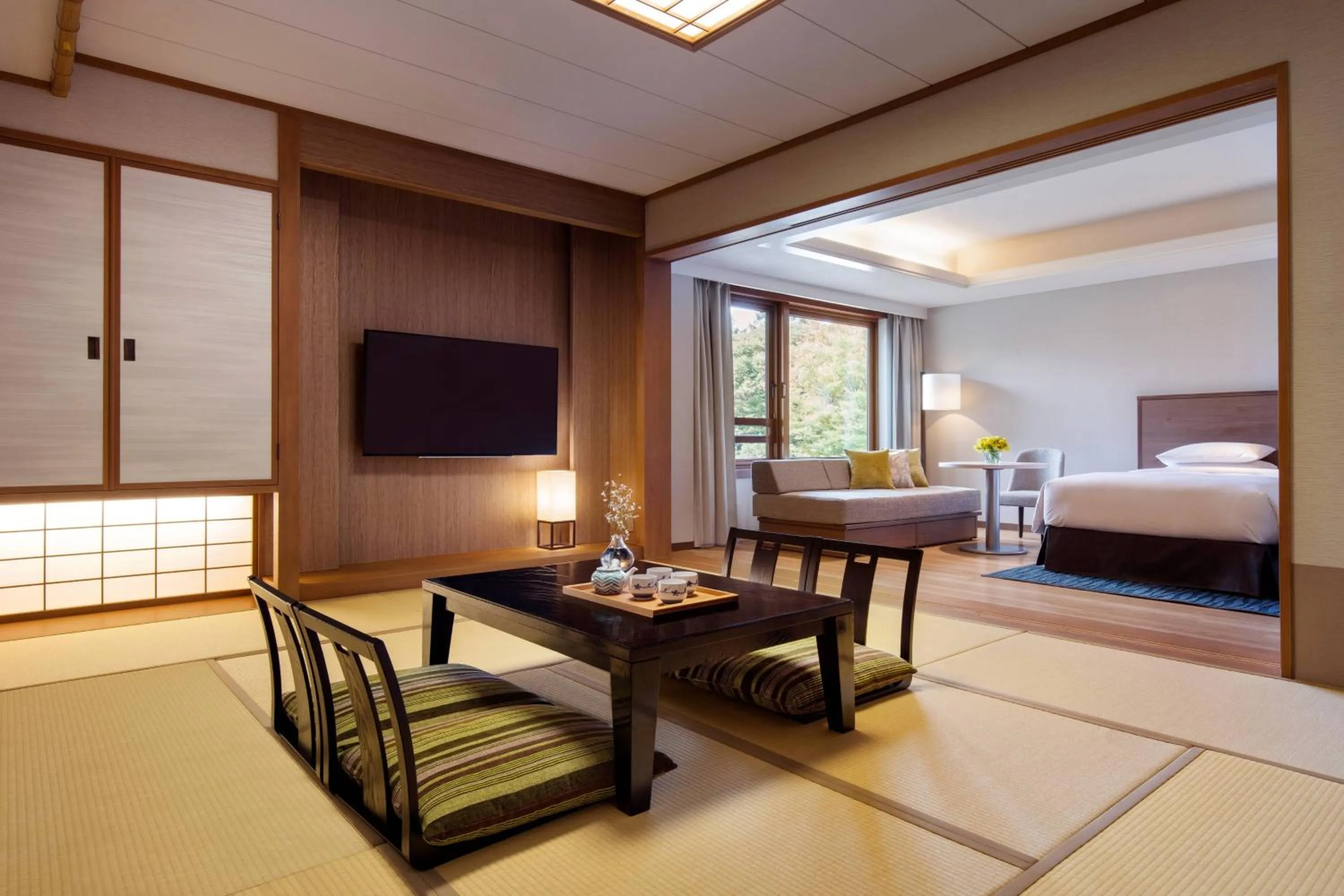 Photo of the whole room, Bed in Karuizawa Marriott Hotel