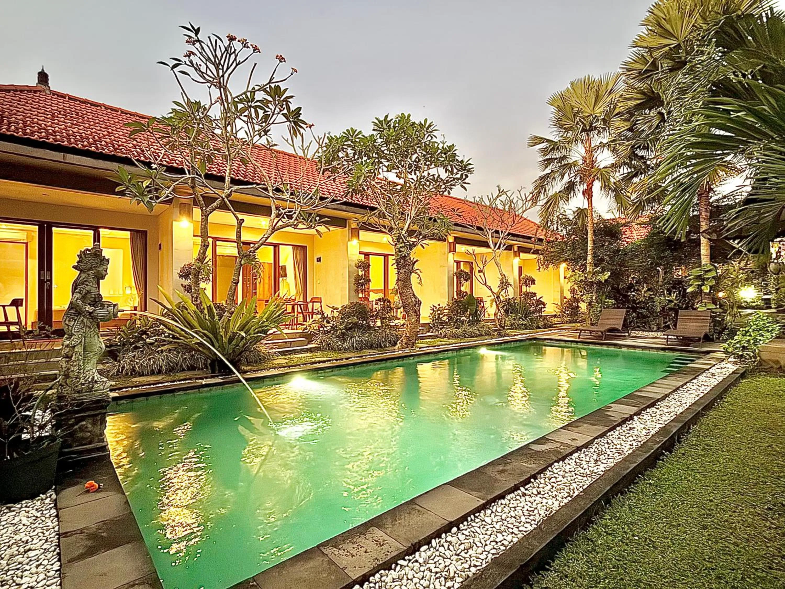 Pool view in Kamayu Ubud by Puri Signatures