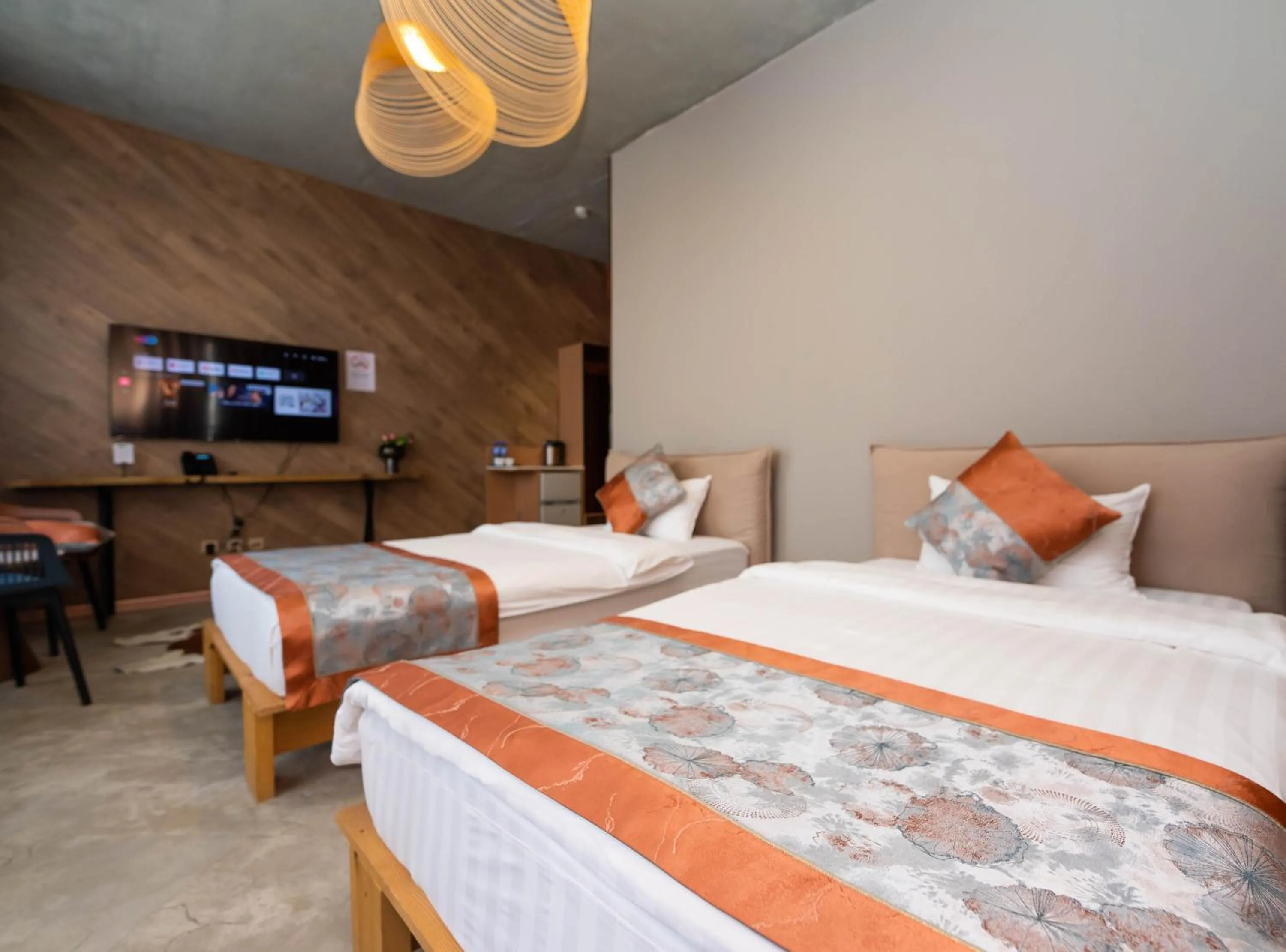 Bed in Amgun Hotel Ulaanbaatar