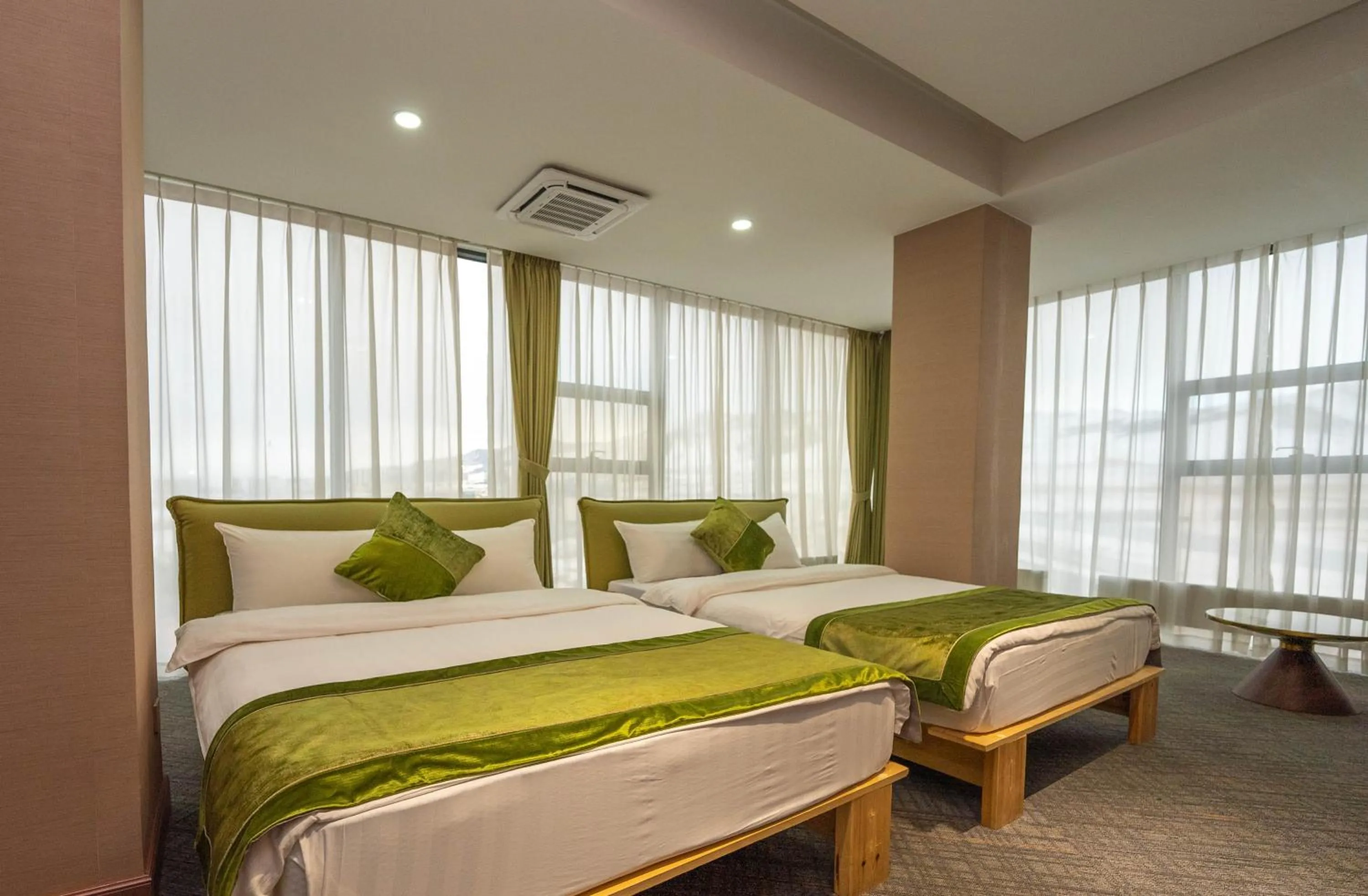 Bed in Amgun Hotel Ulaanbaatar