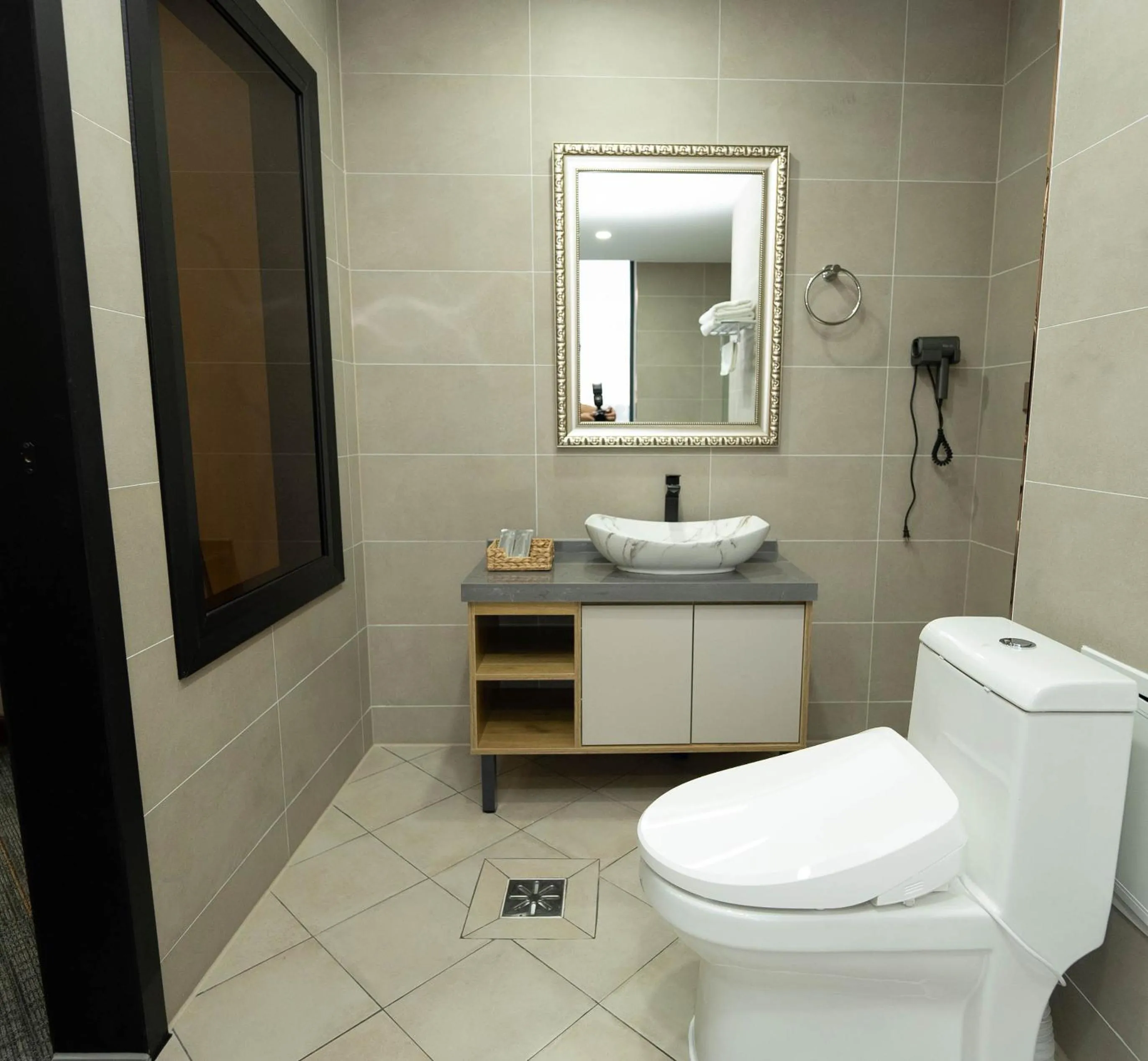 Toilet in Amgun Hotel Ulaanbaatar