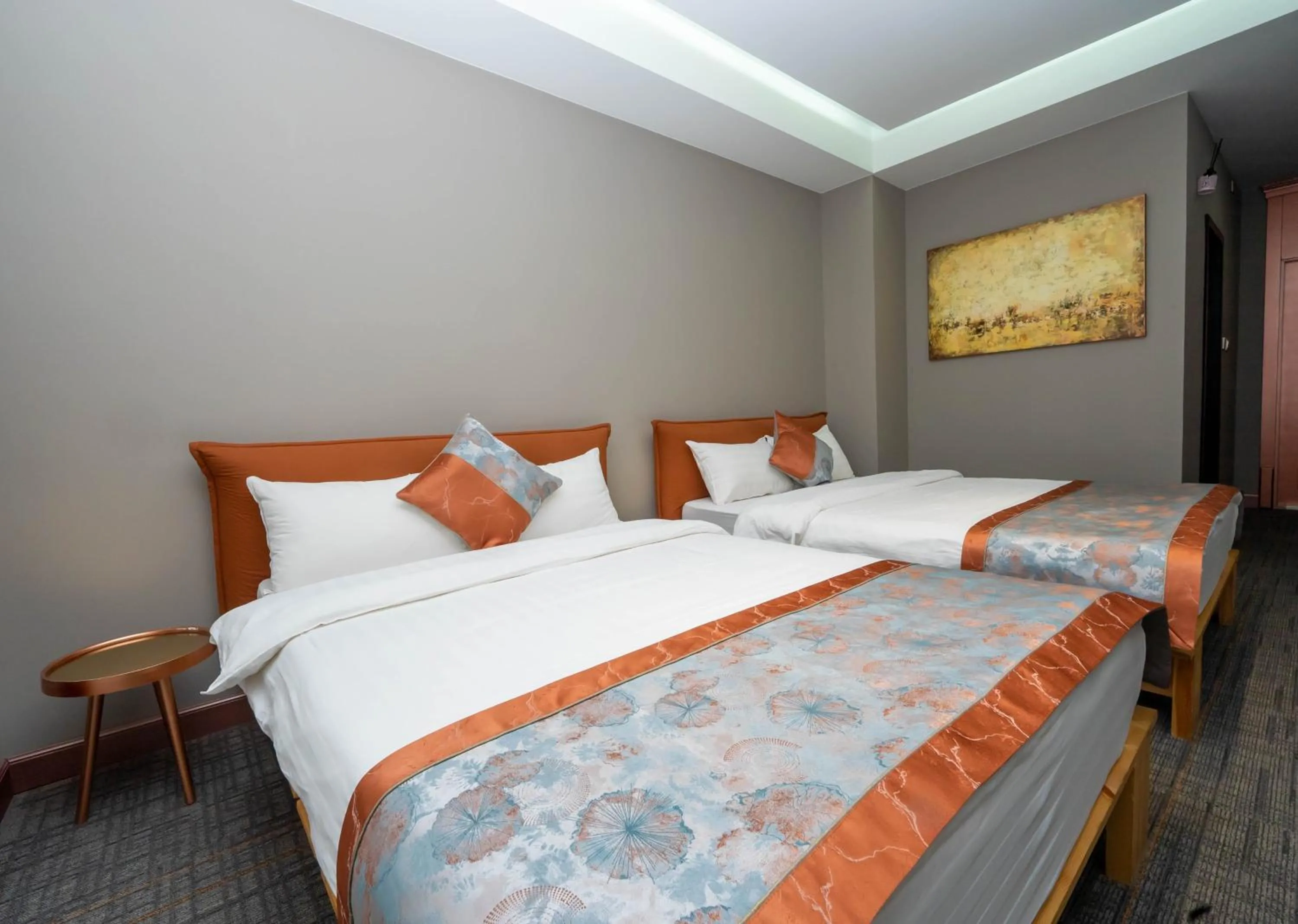 Bed in Amgun Hotel Ulaanbaatar