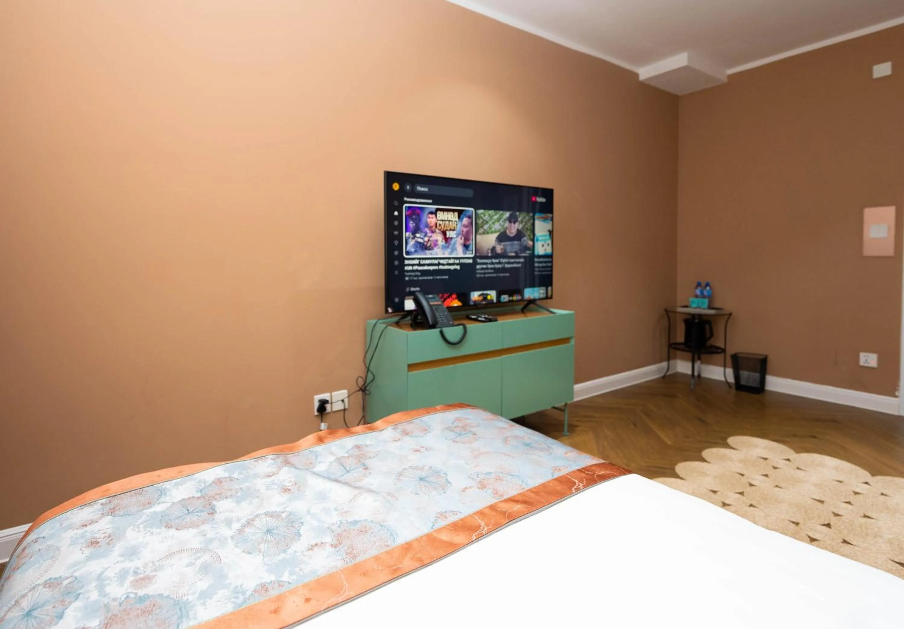 Bed in Amgun Hotel Ulaanbaatar