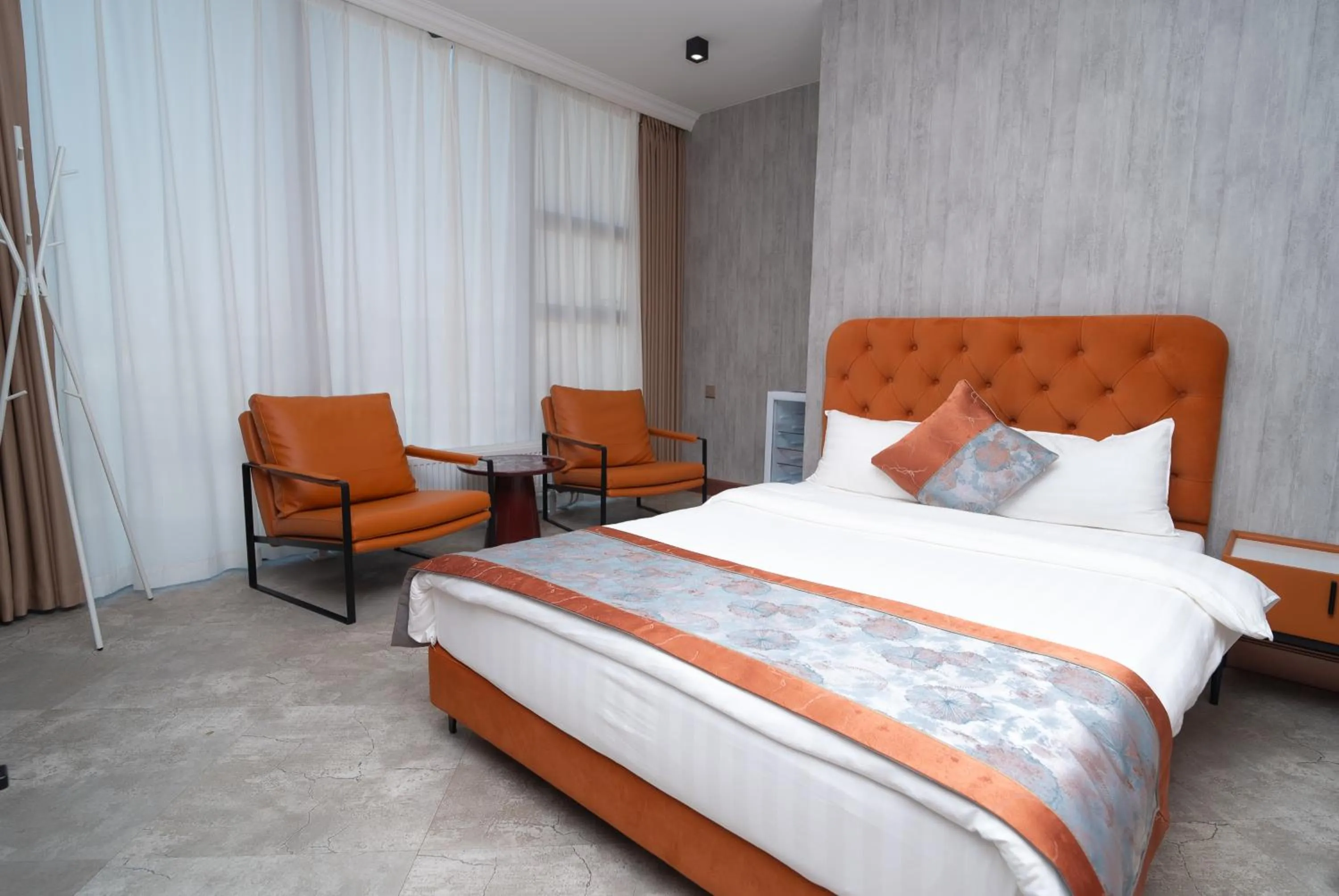 Bed in Amgun Hotel Ulaanbaatar