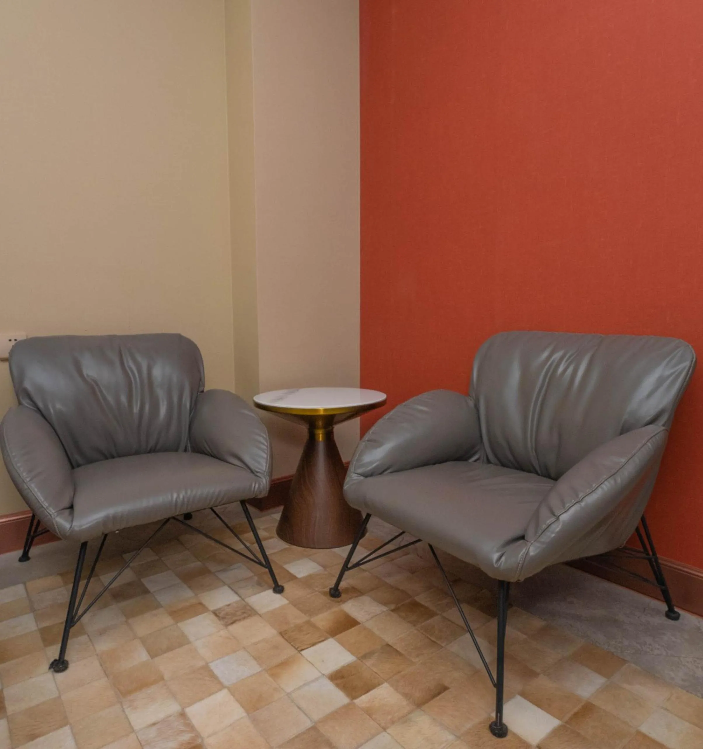 Seating area in Amgun Hotel Ulaanbaatar