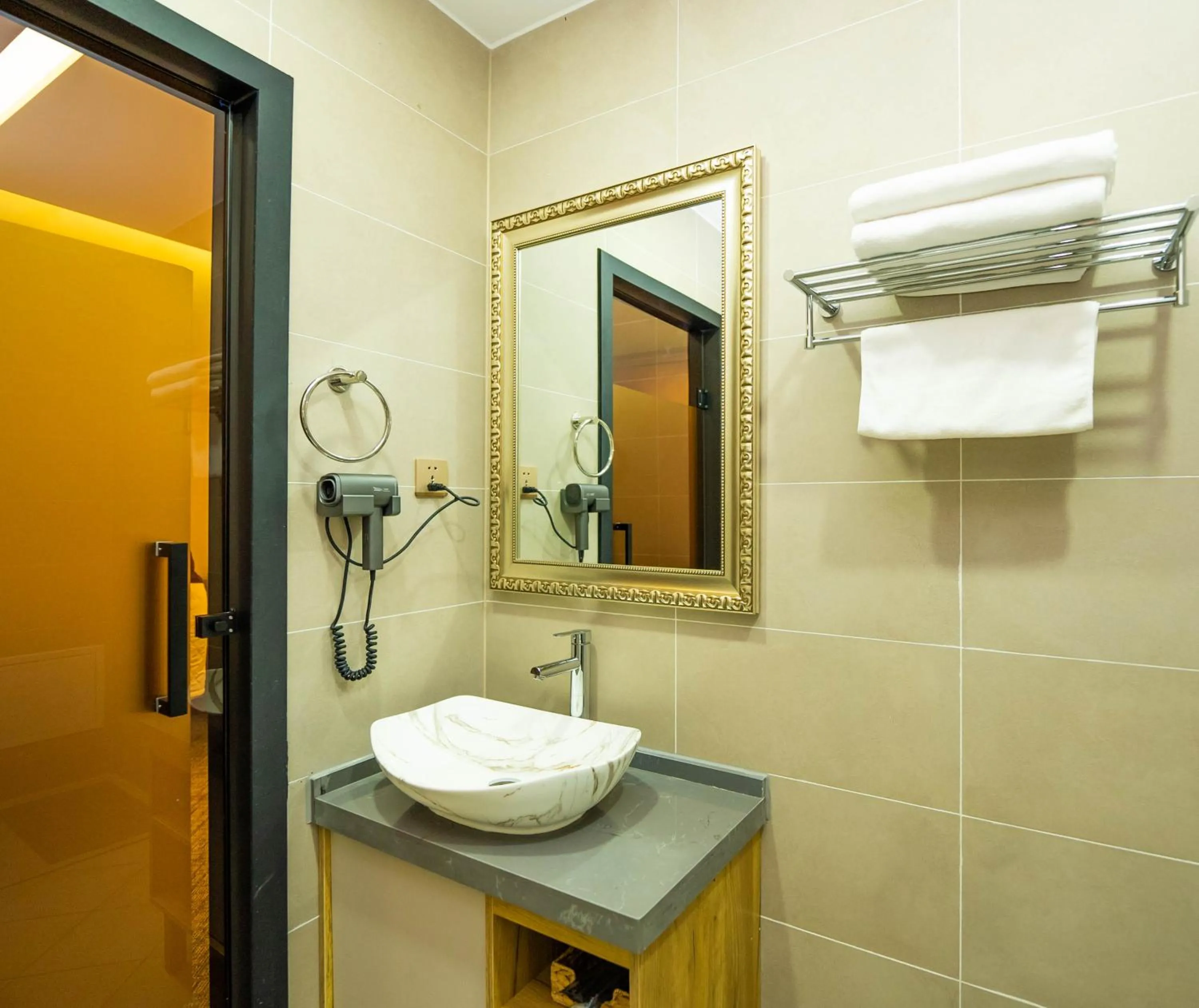 Bathroom in Amgun Hotel Ulaanbaatar