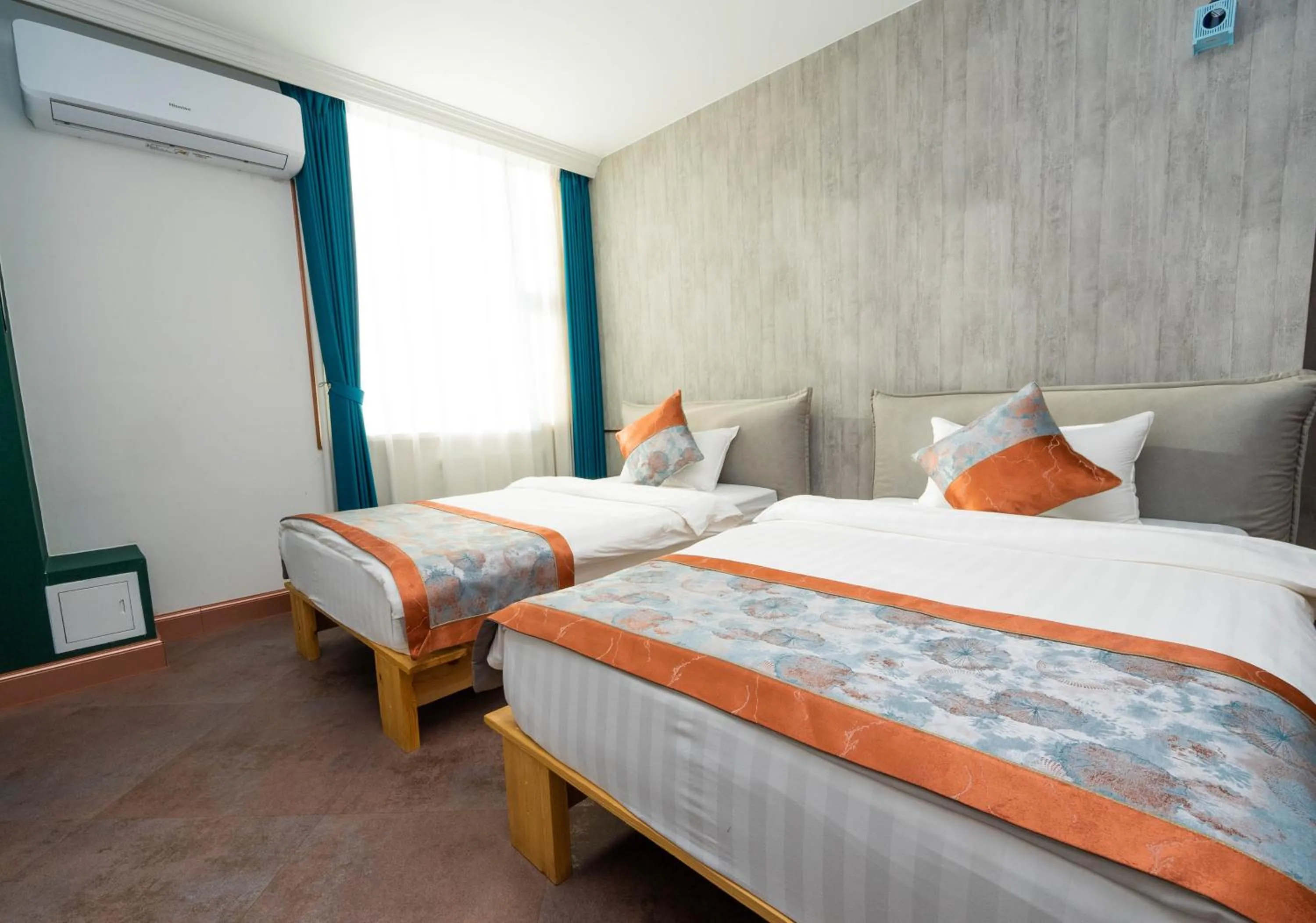Bed in Amgun Hotel Ulaanbaatar