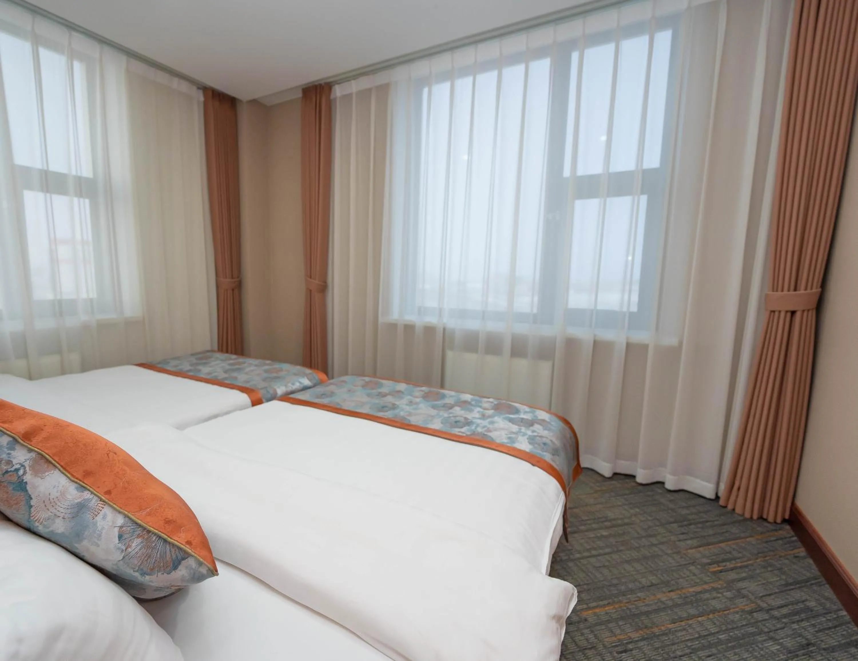 Bed in Amgun Hotel Ulaanbaatar