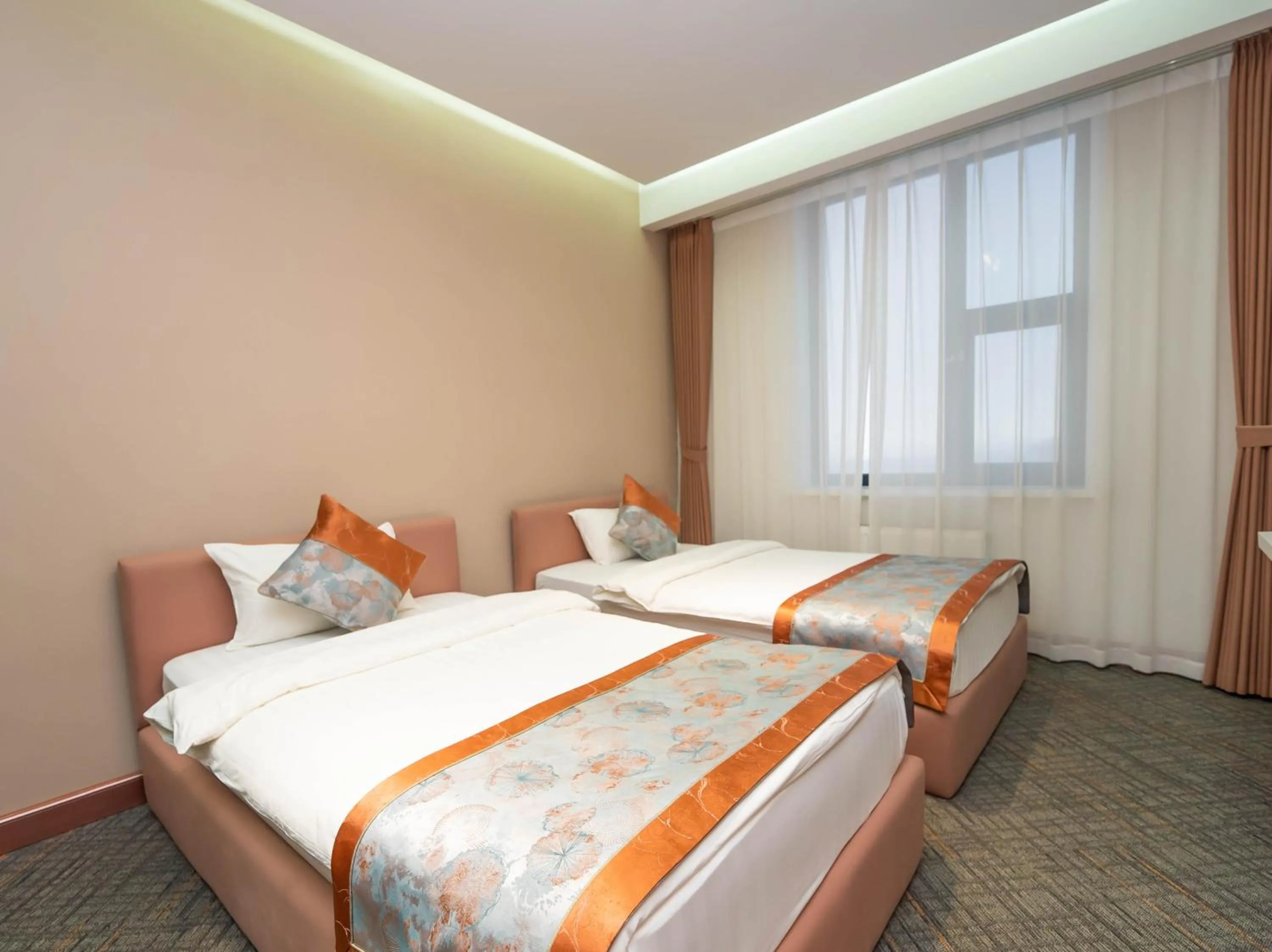 Bed in Amgun Hotel Ulaanbaatar