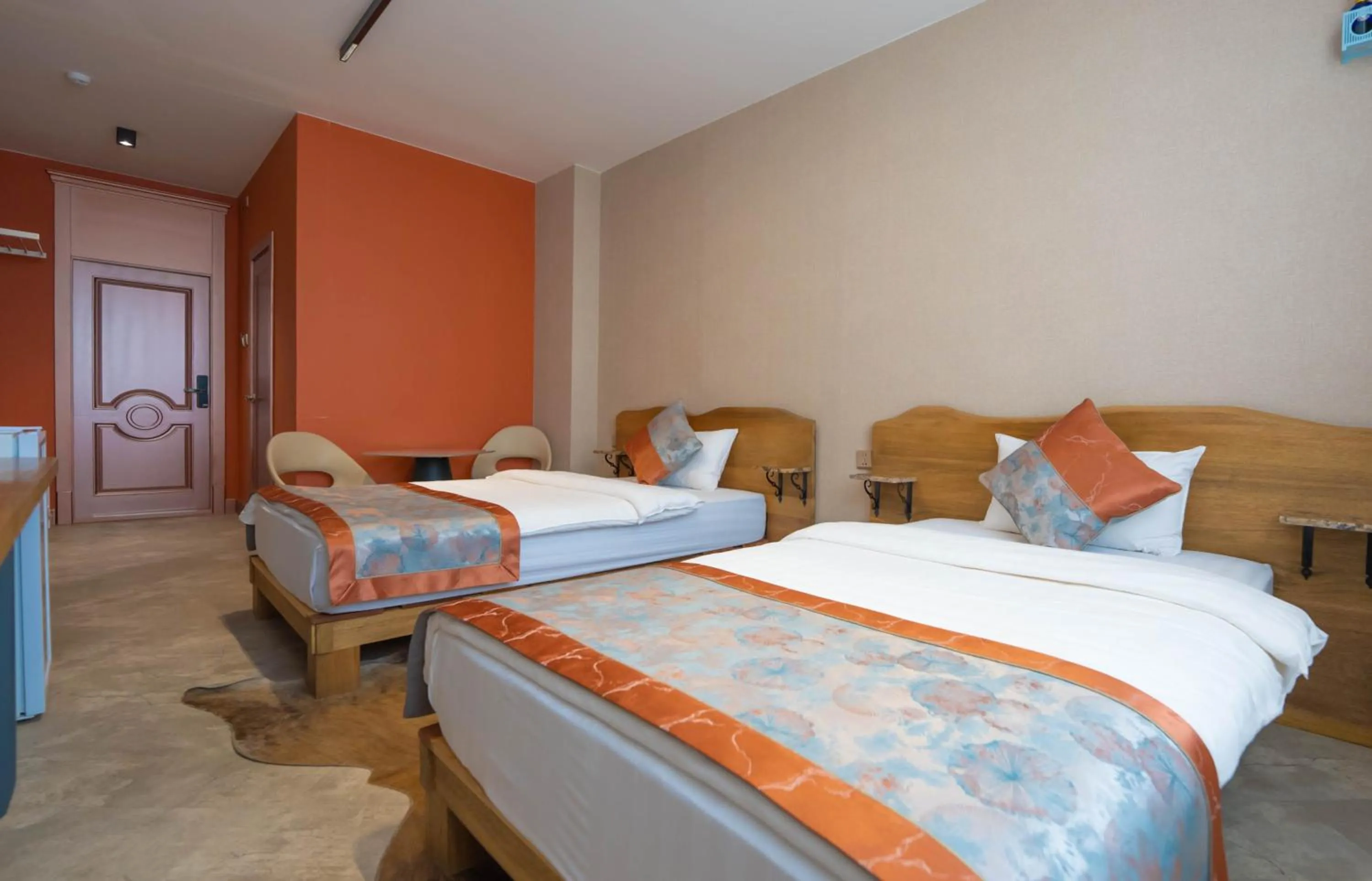 Bed in Amgun Hotel Ulaanbaatar