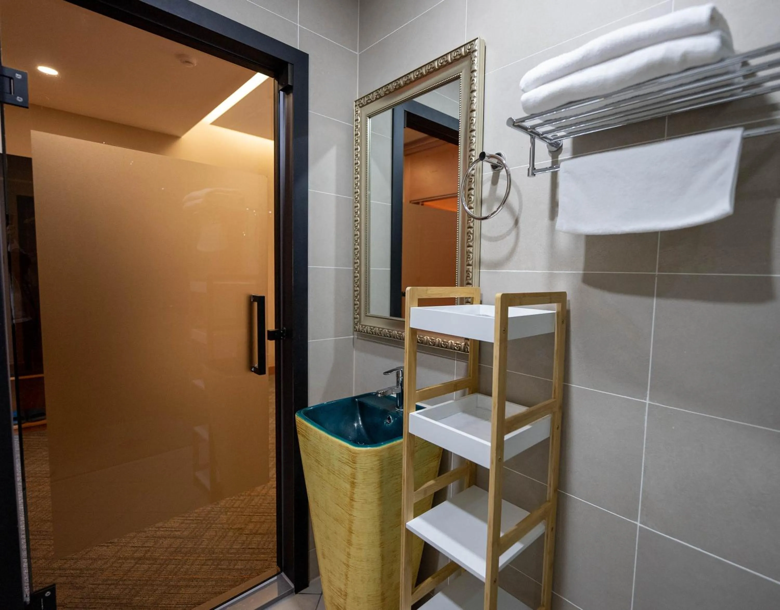 Bathroom in Amgun Hotel Ulaanbaatar
