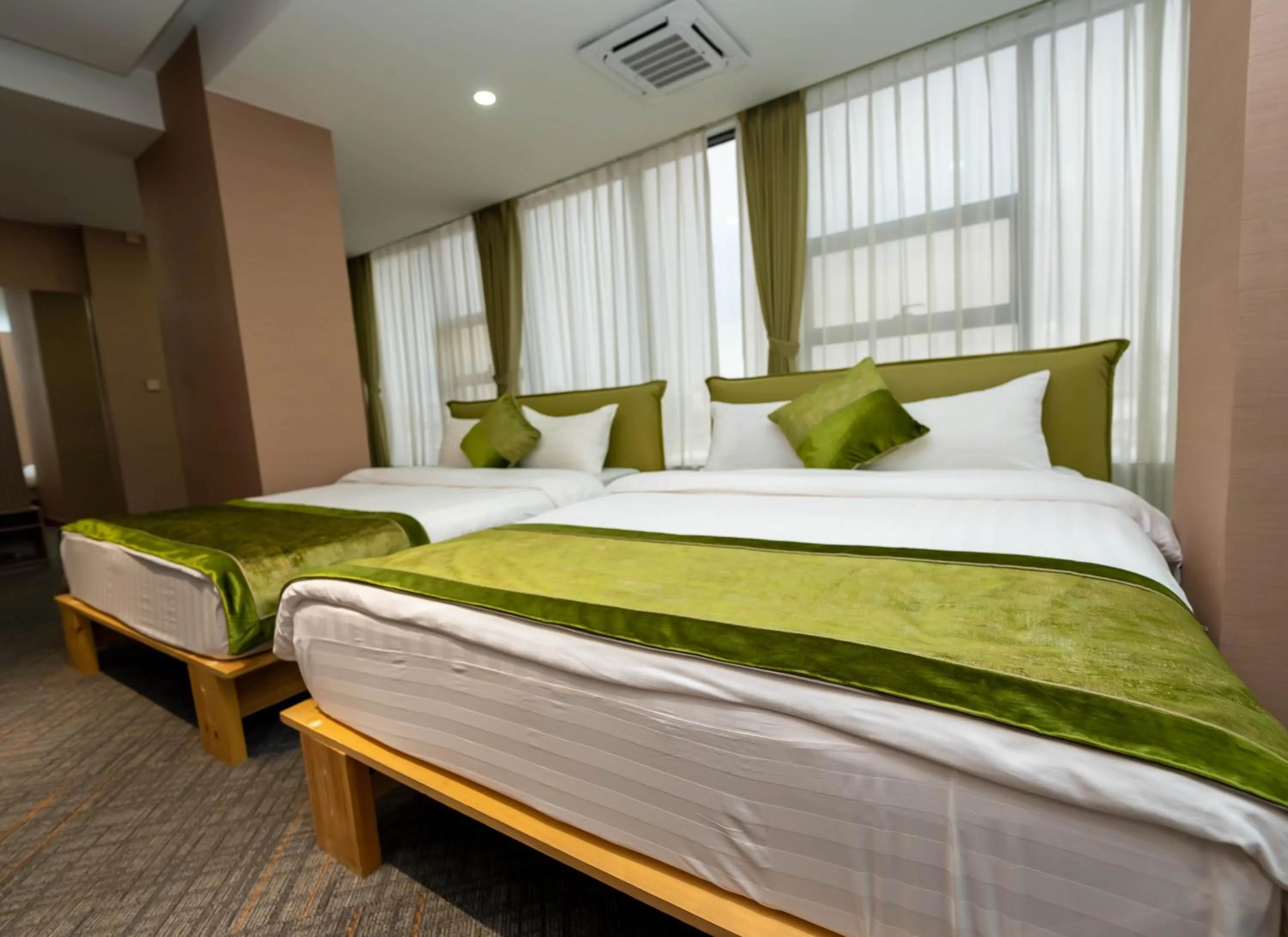 Bed in Amgun Hotel Ulaanbaatar