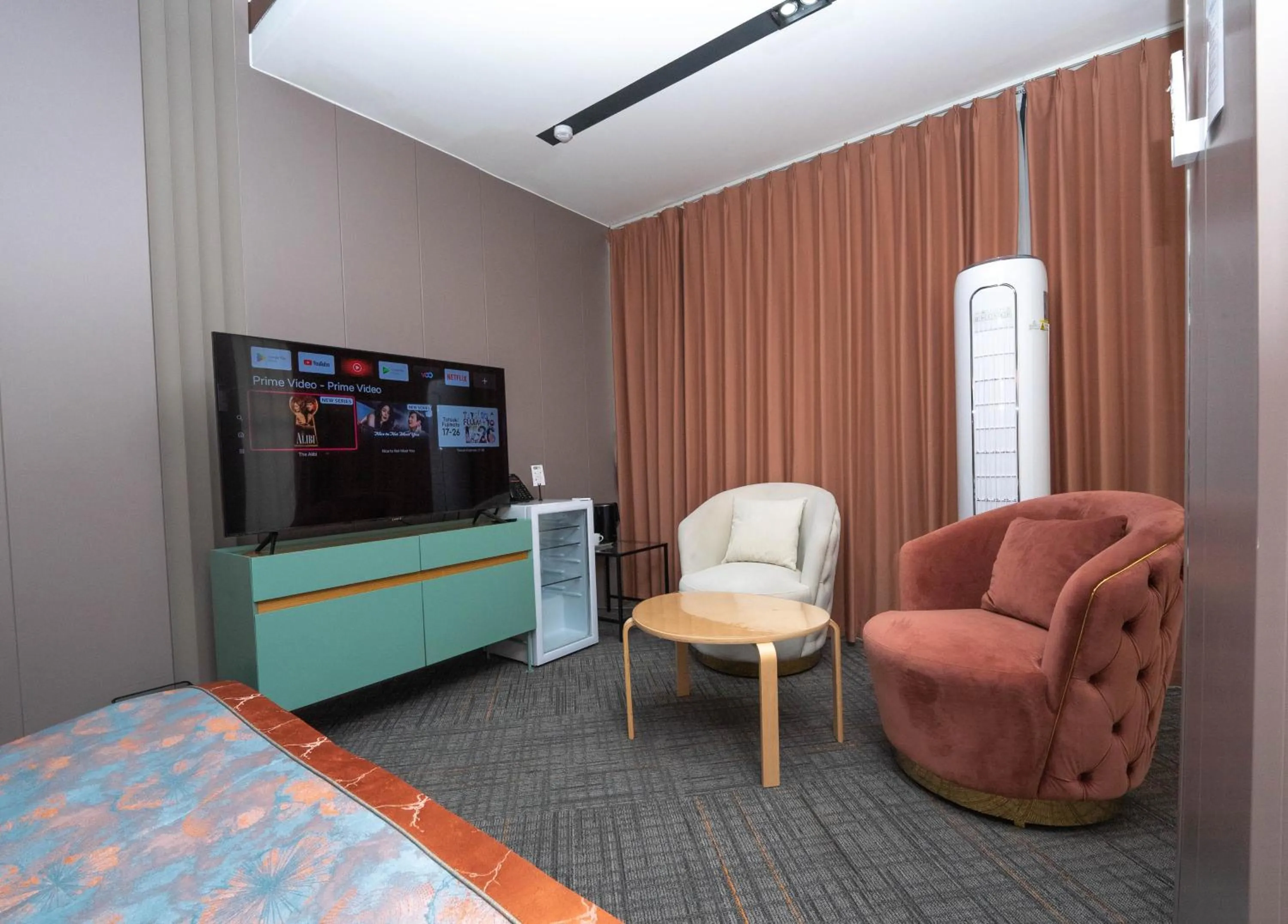 TV and multimedia, Bed in Amgun Hotel Ulaanbaatar