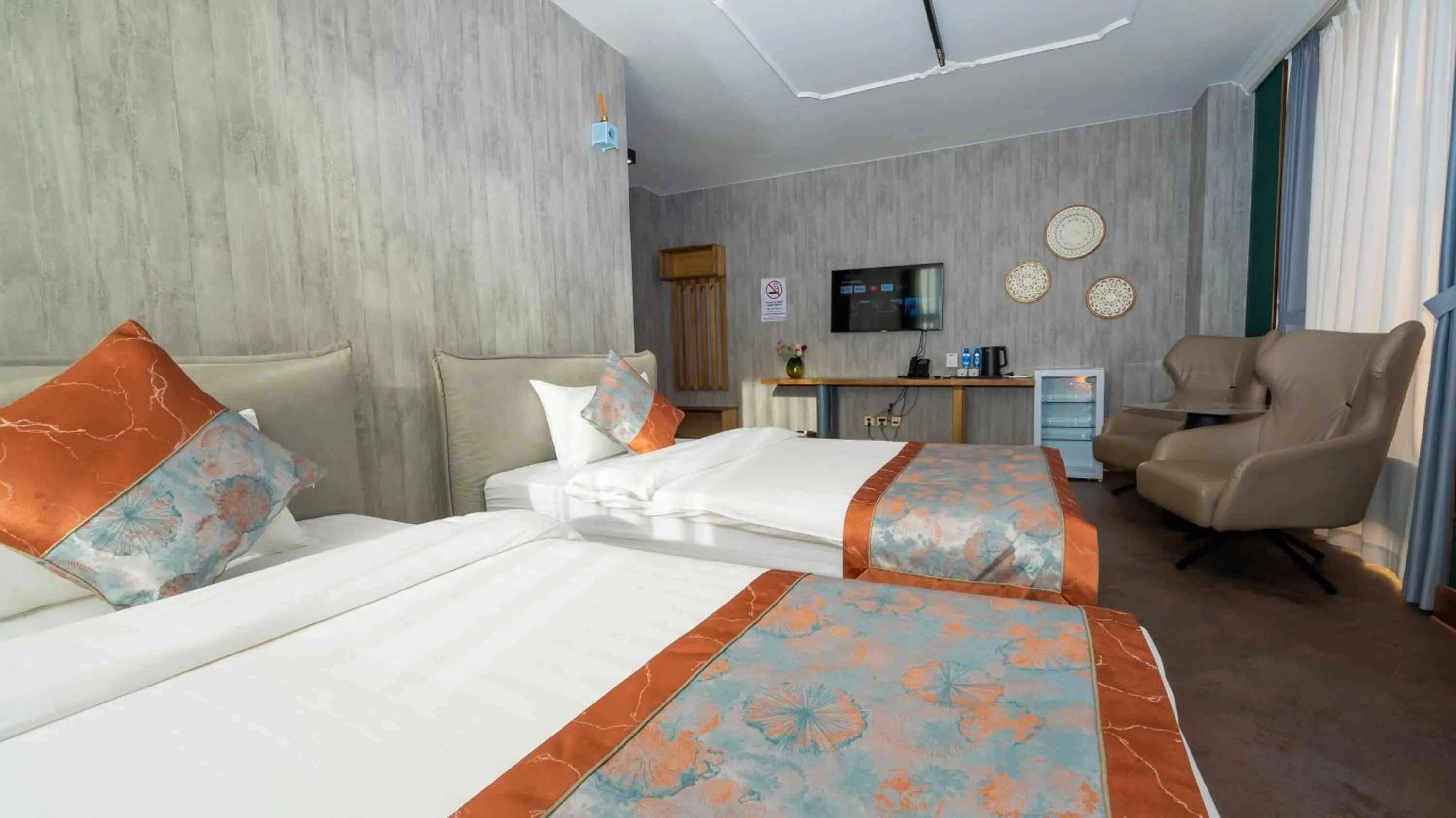 Bed in Amgun Hotel Ulaanbaatar